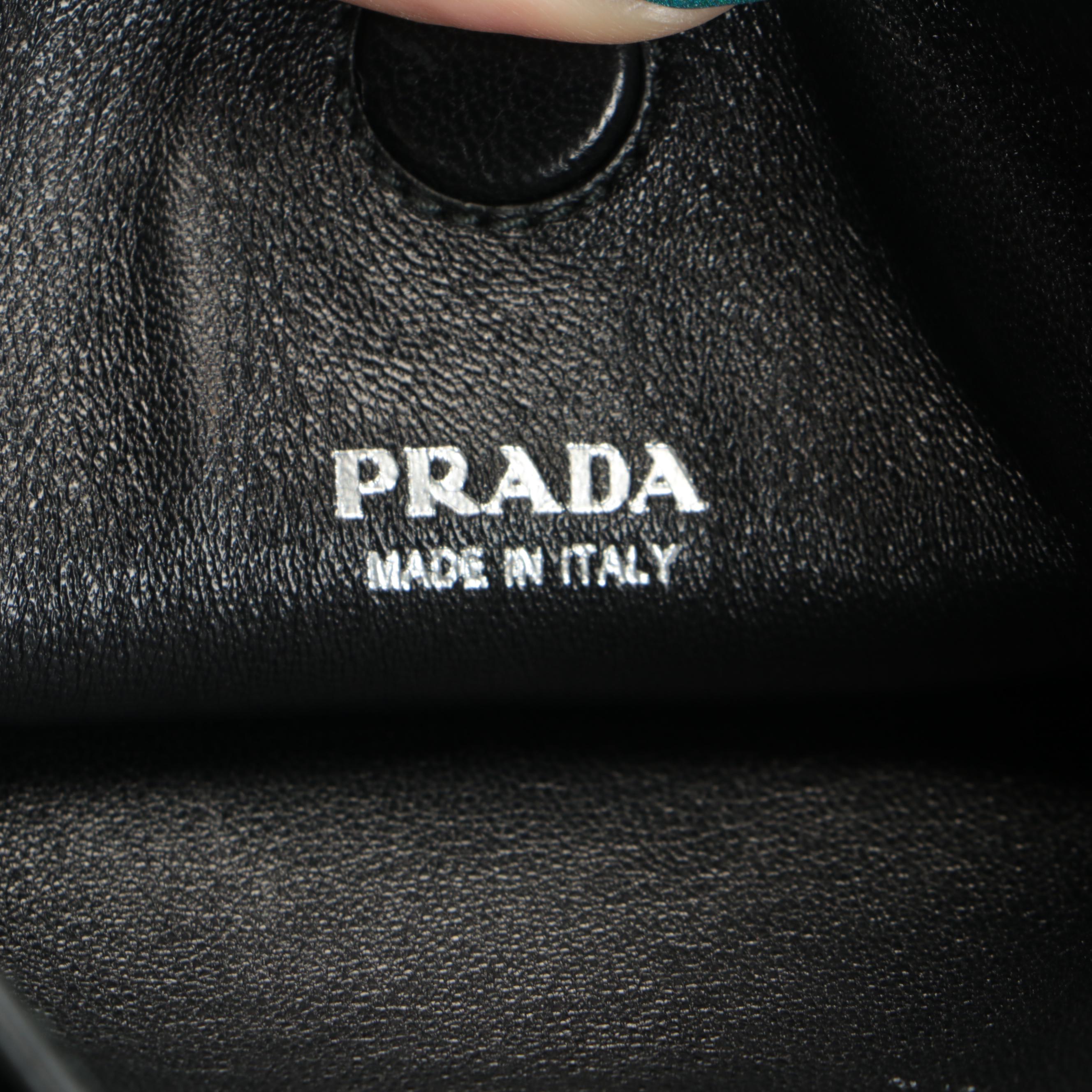 Prada Margit Small Bag in Black Calfskin Leather