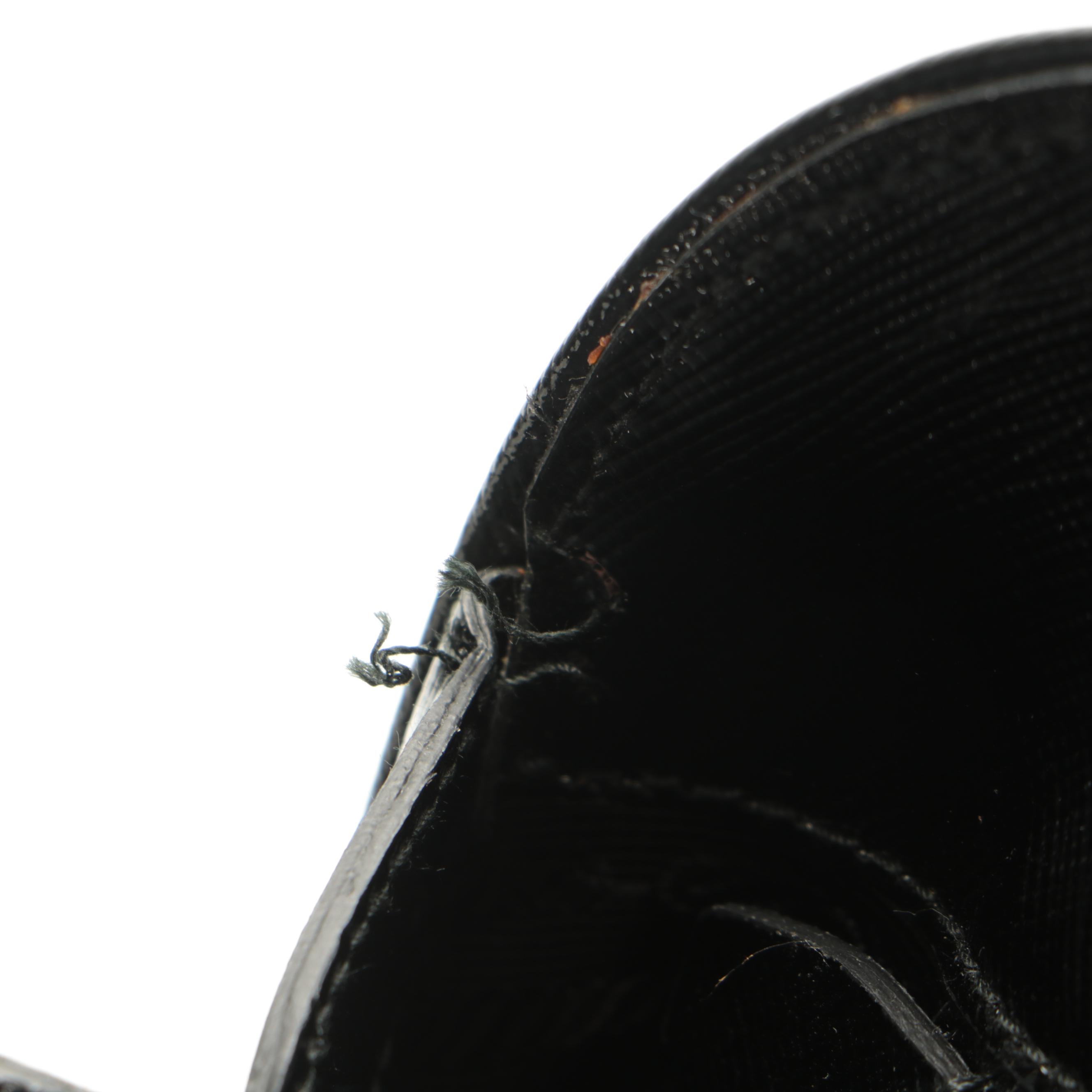 Prada Black Saffiano Patent Leather Handbag