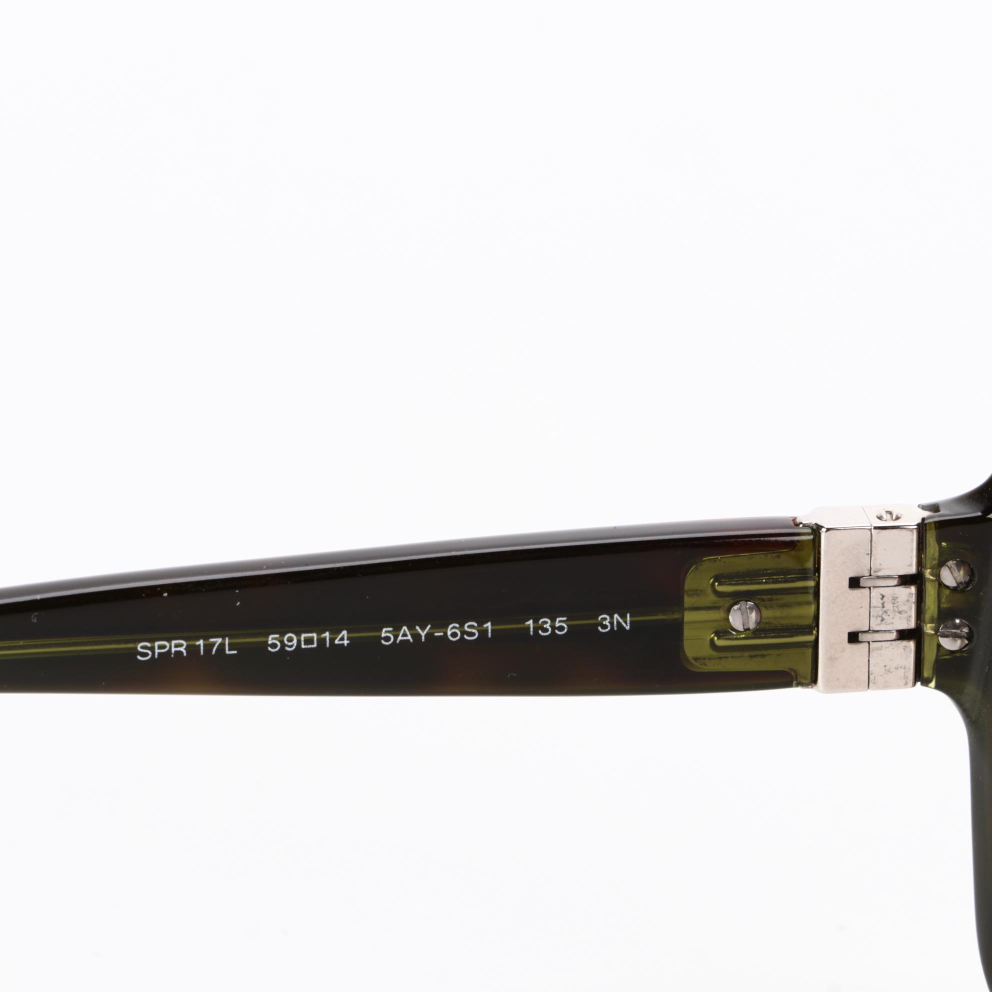 Prada SPR17L Browline Sunglasses