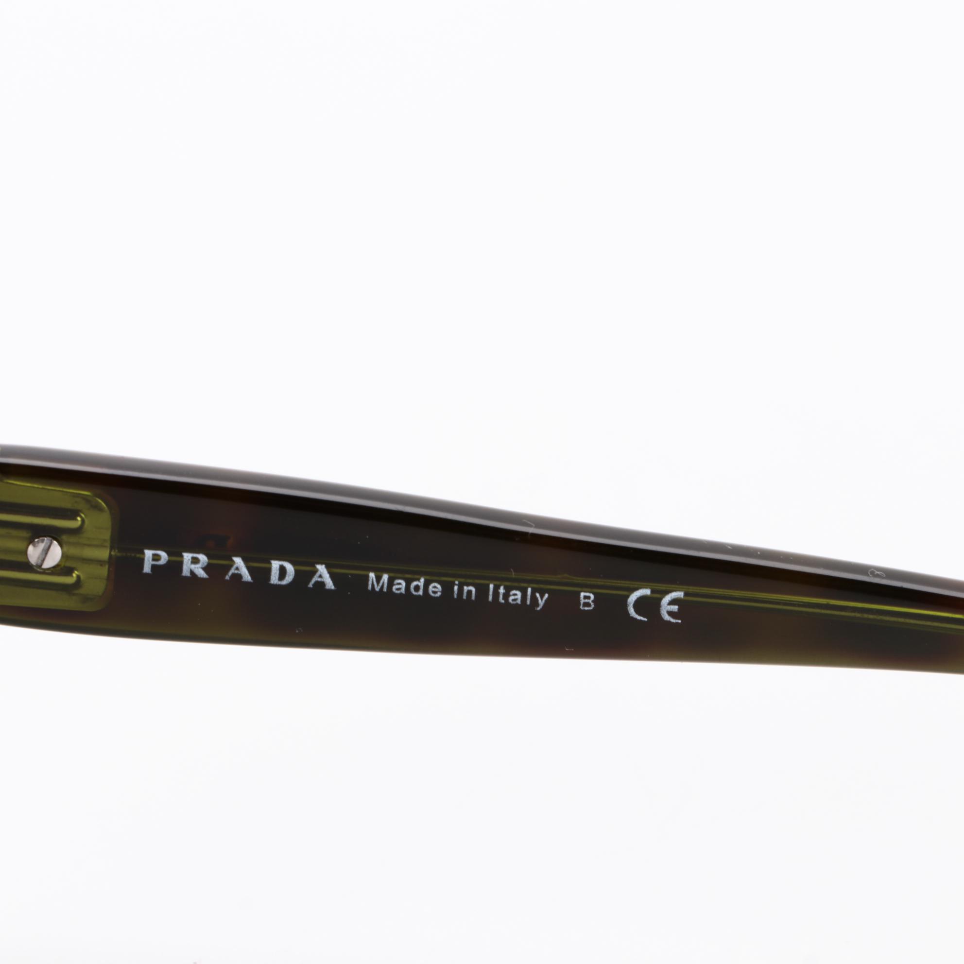 Prada SPR17L Browline Sunglasses
