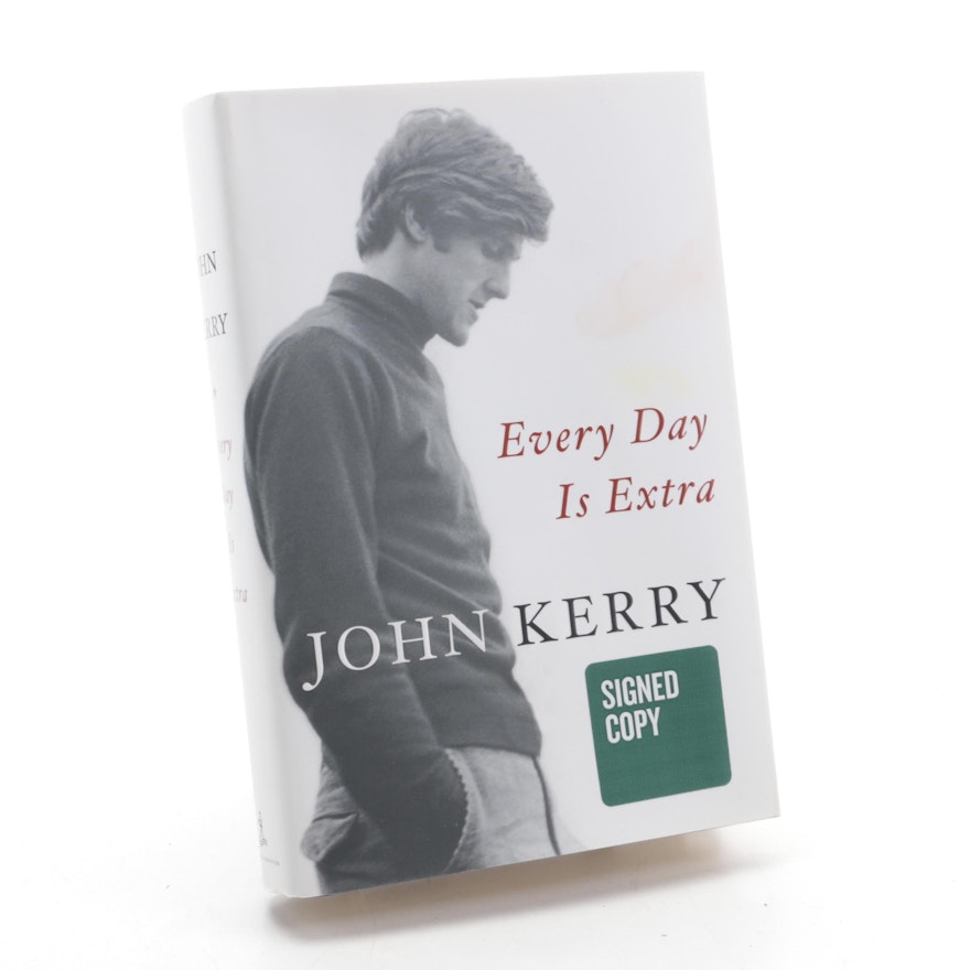Signed First Edition "Every Day is Extra" by John Kerry, 2018