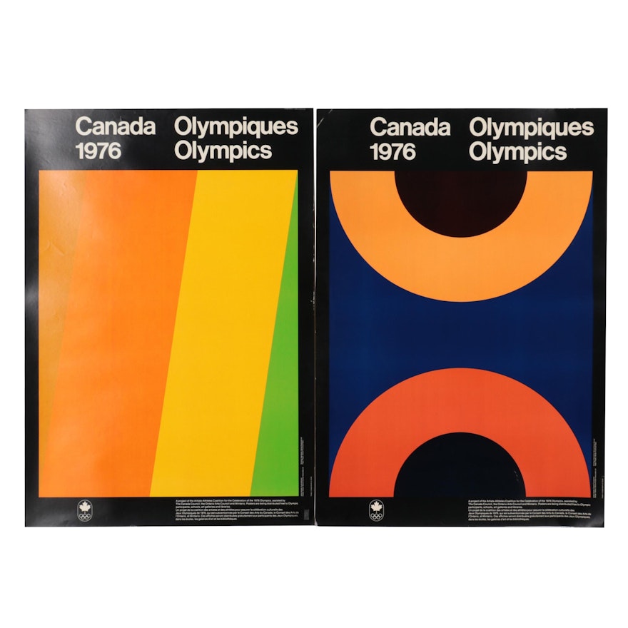 Canadian Olympics Offset Lithograph Posters, 1976