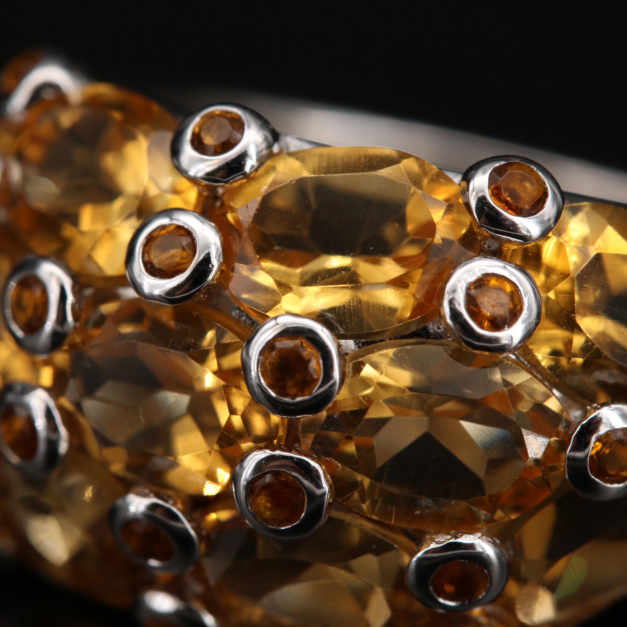 Sterling Silver Citrine Ring