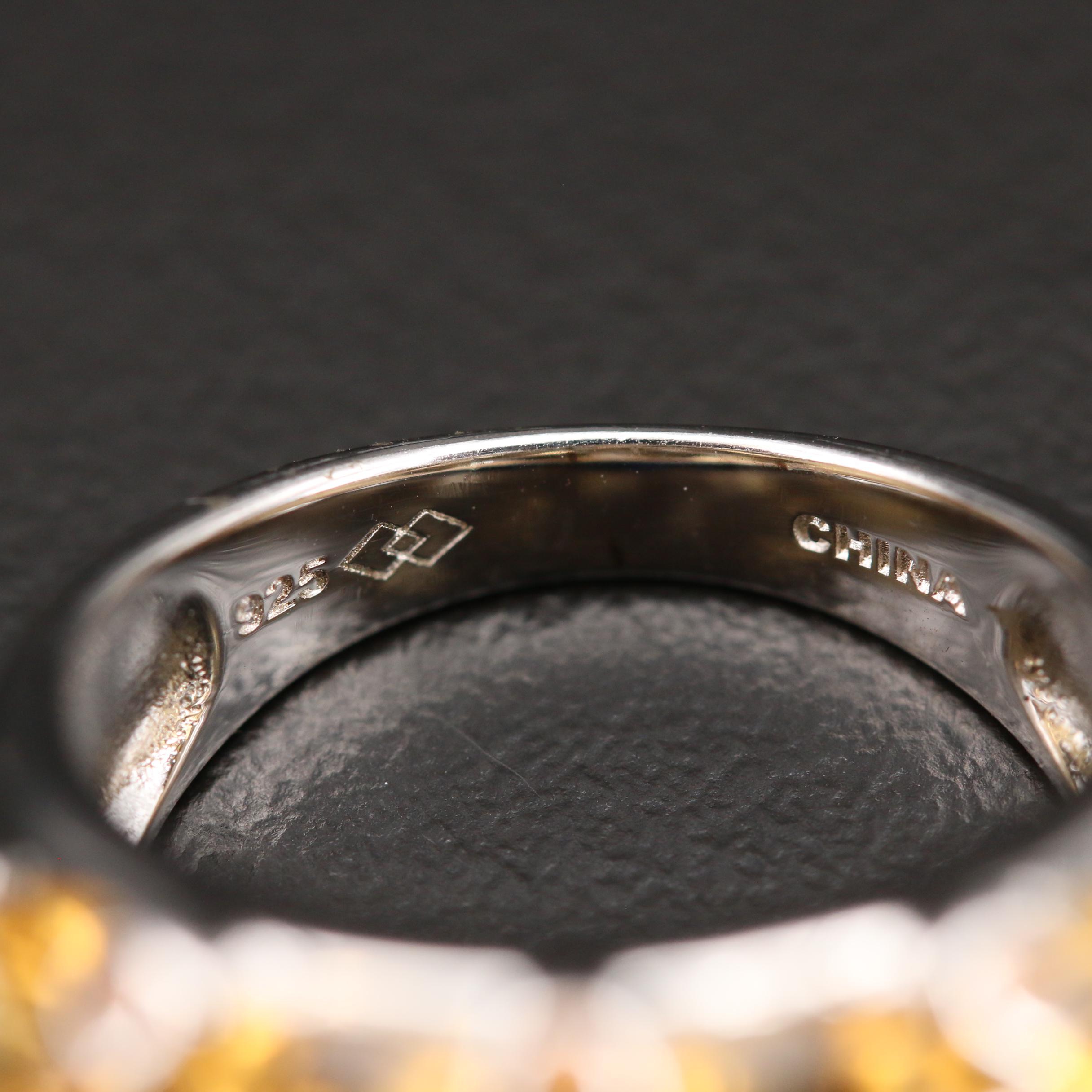 Sterling Silver Citrine Ring