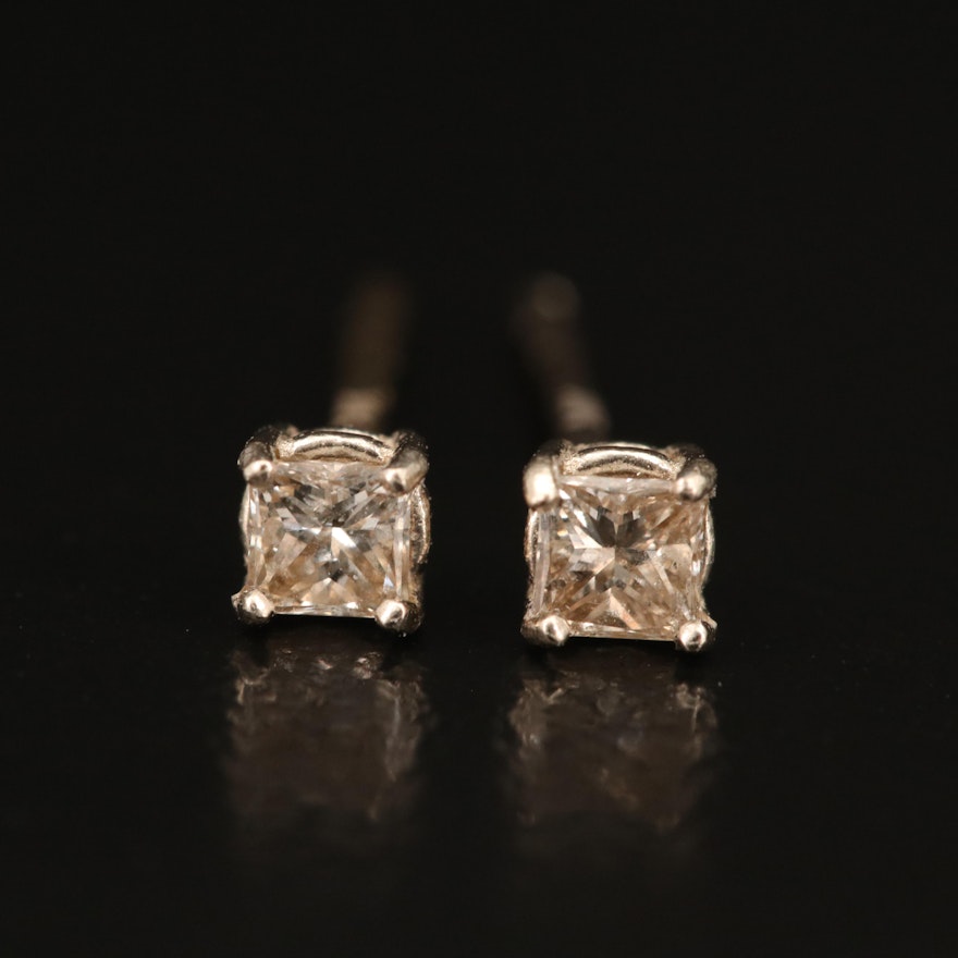 14K 0.17 CTW Diamond Stud Earrings