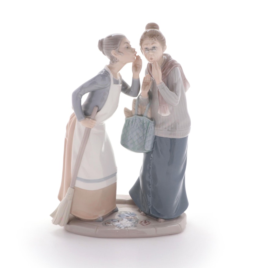 Lladró "Gossip" Porcelain Figurine Designed by José Roig