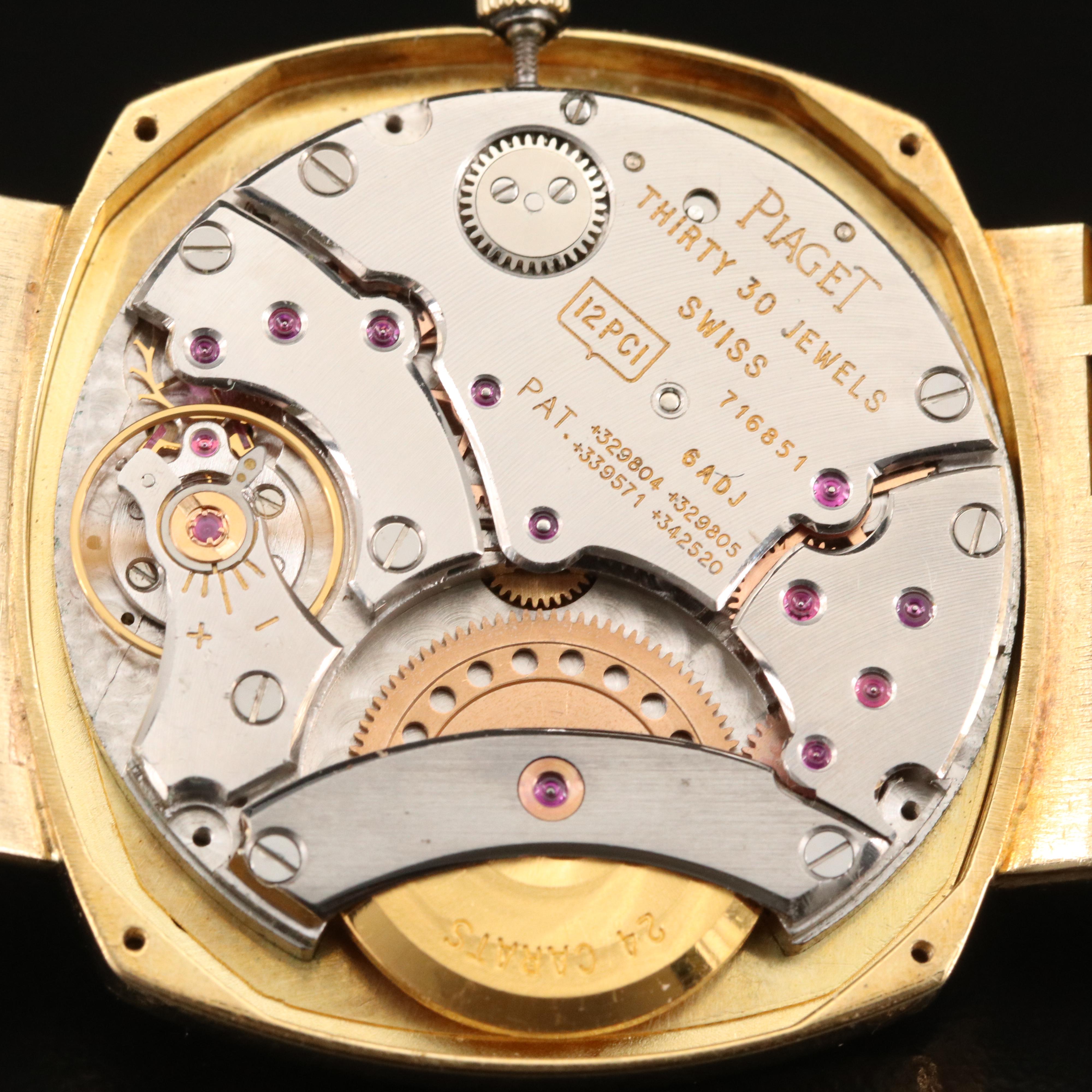 Vintage Piaget 18K Yellow Gold Automatic Watch