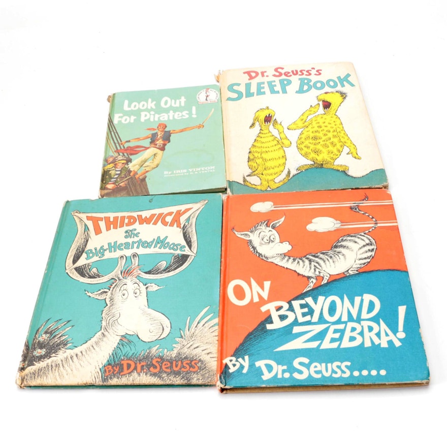 Dr. Seuss Books Including "On Beyond Zebra," Mid-20th Century