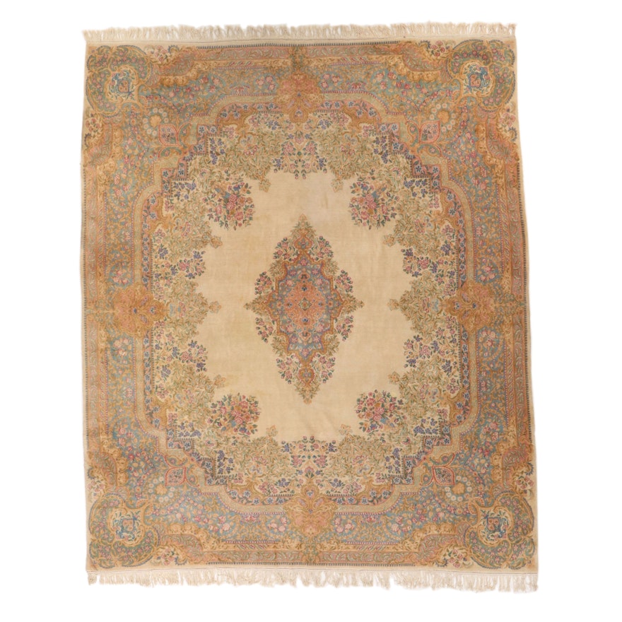 11'11 x 15' Hand-Knotted Persian Kashmar Room Sized Rug