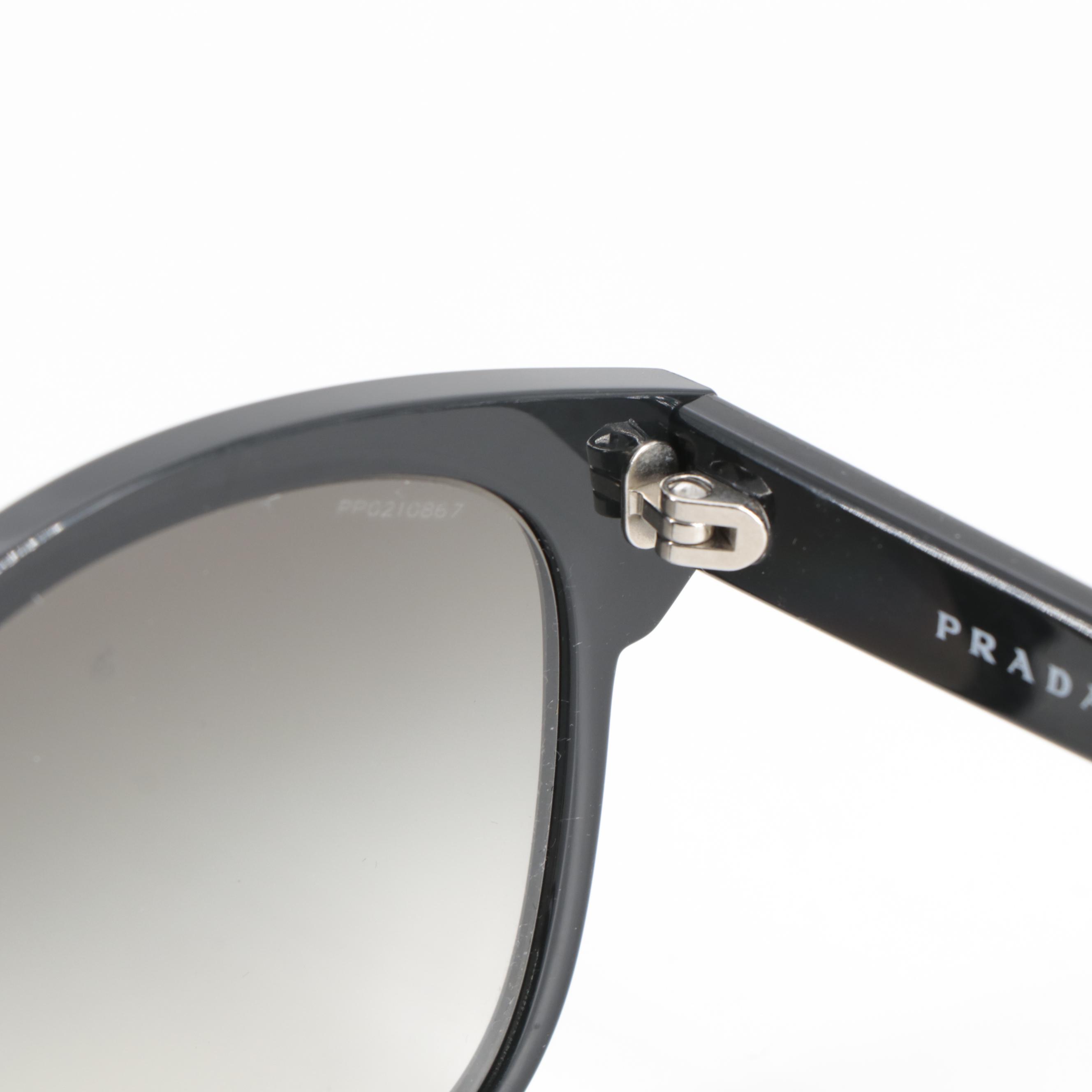 Prada SPR05U Colored Frame Horn-Rimmed Sunglasses