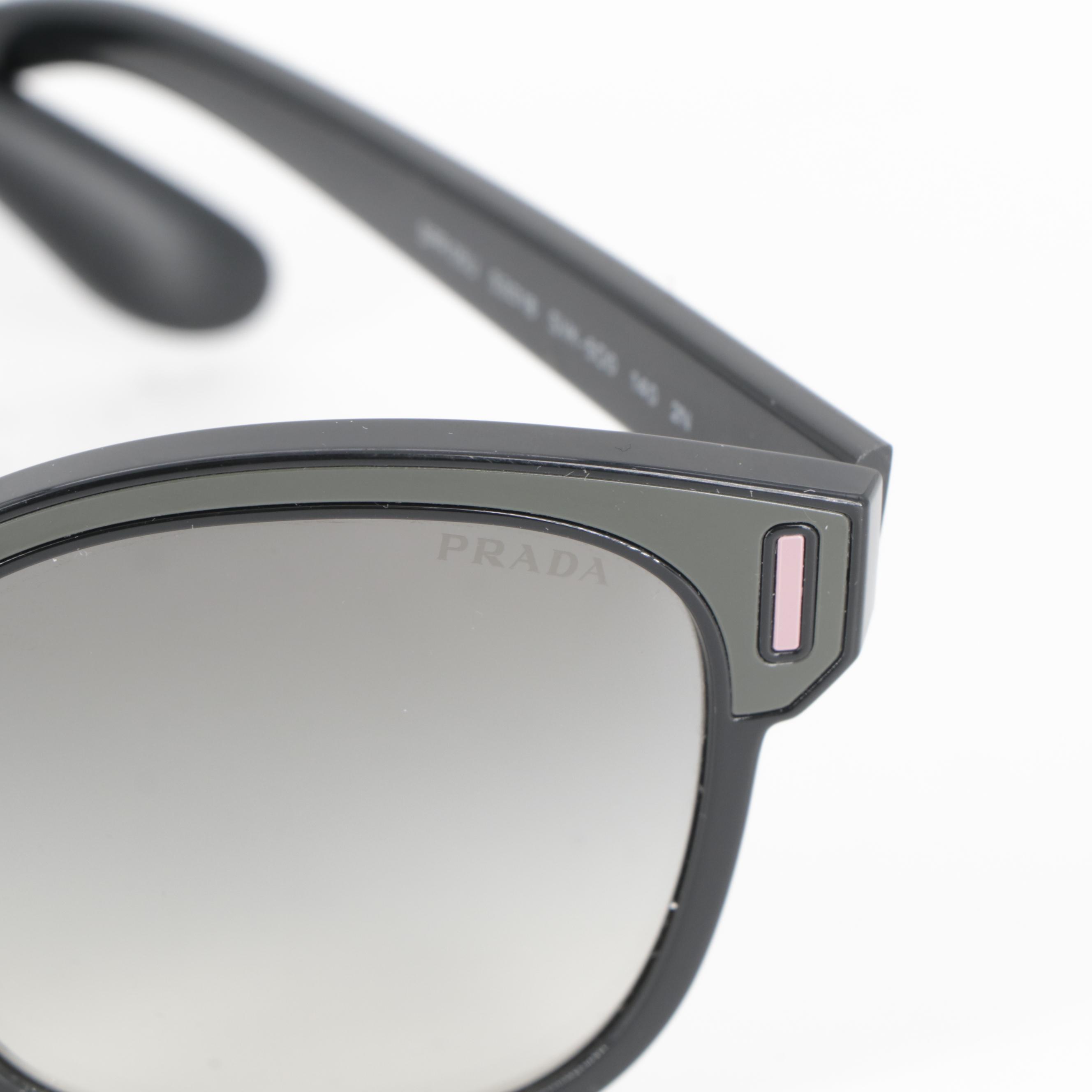 Prada SPR05U Colored Frame Horn-Rimmed Sunglasses