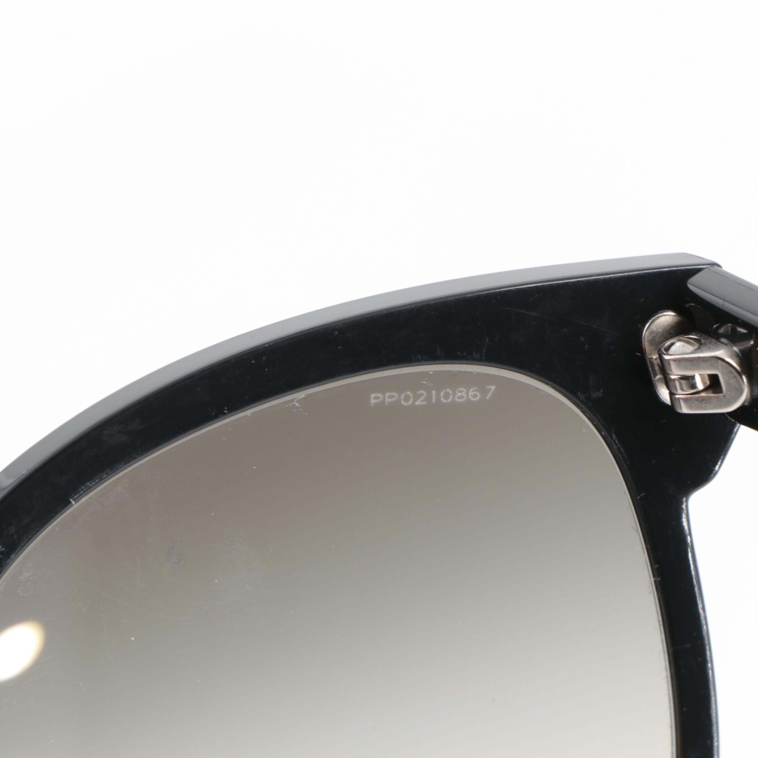 Prada SPR05U Colored Frame Horn-Rimmed Sunglasses