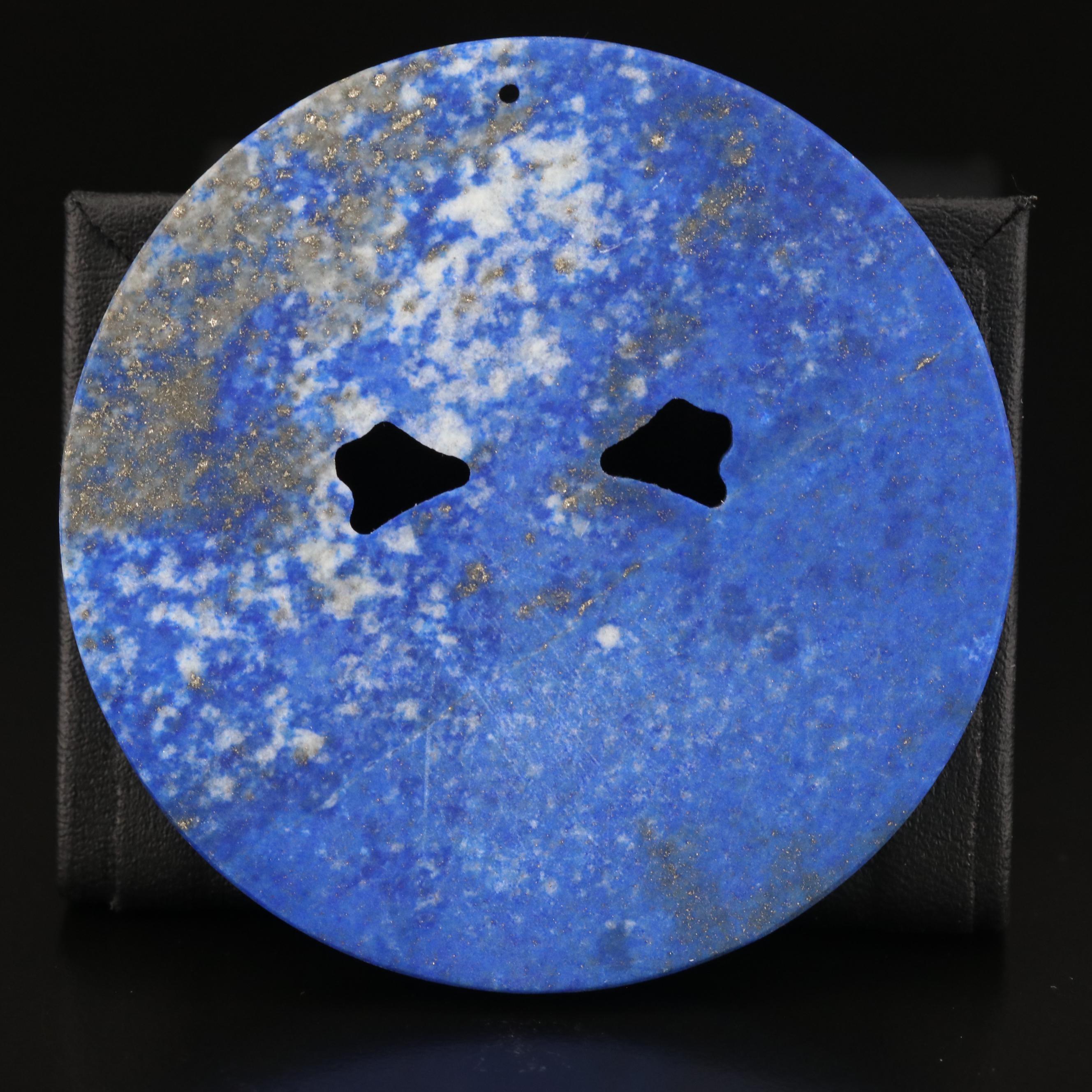 Loose Lapis Lazuli with Carved Mother Of Pearl Horse