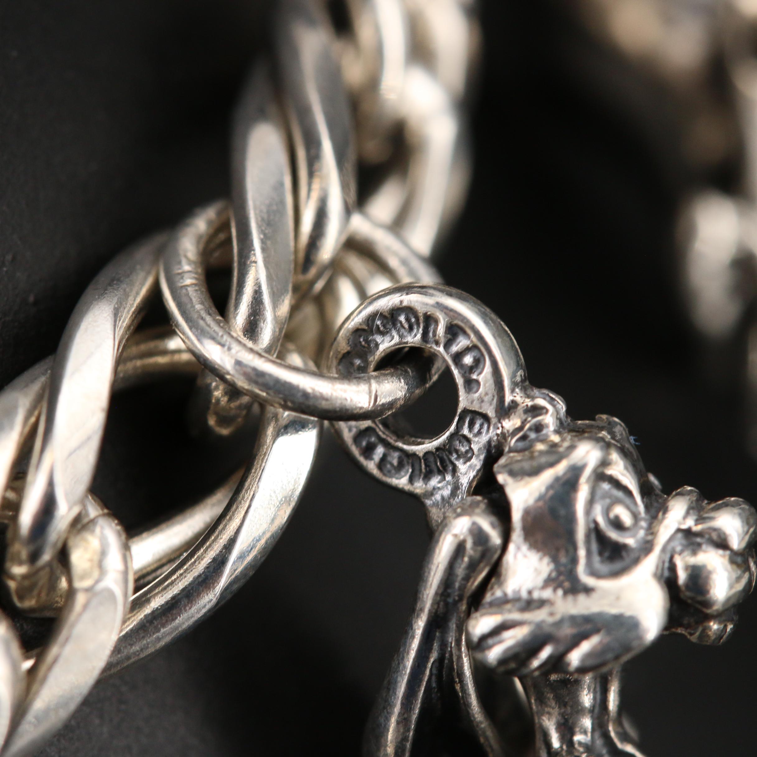 Disney "Winnie the Pooh" Sterling Charm Bracelet with Articulated Charms