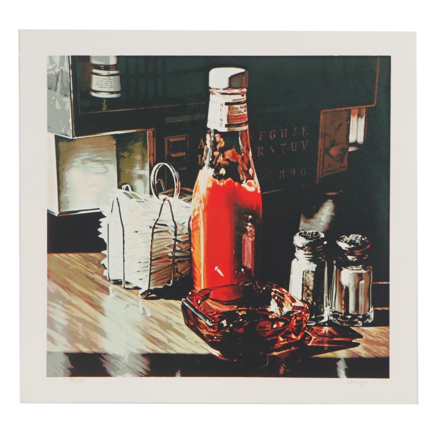 Ralph Goings Serigraph "Still Life With Sugars," 1981