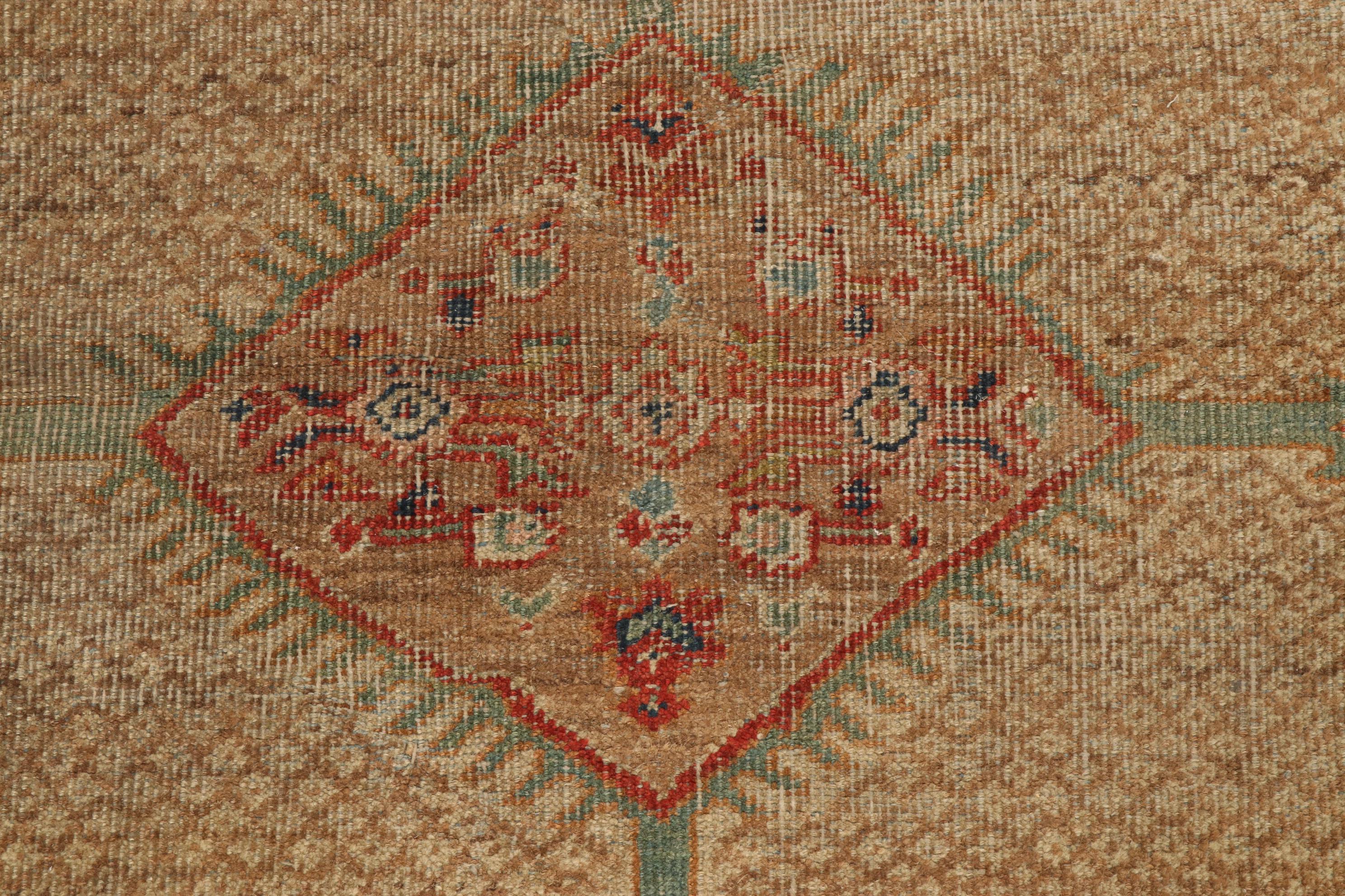 3'7 x 3'8 Hand-Knotted Northwest Persian Bakhshayesh Rug, 1910s