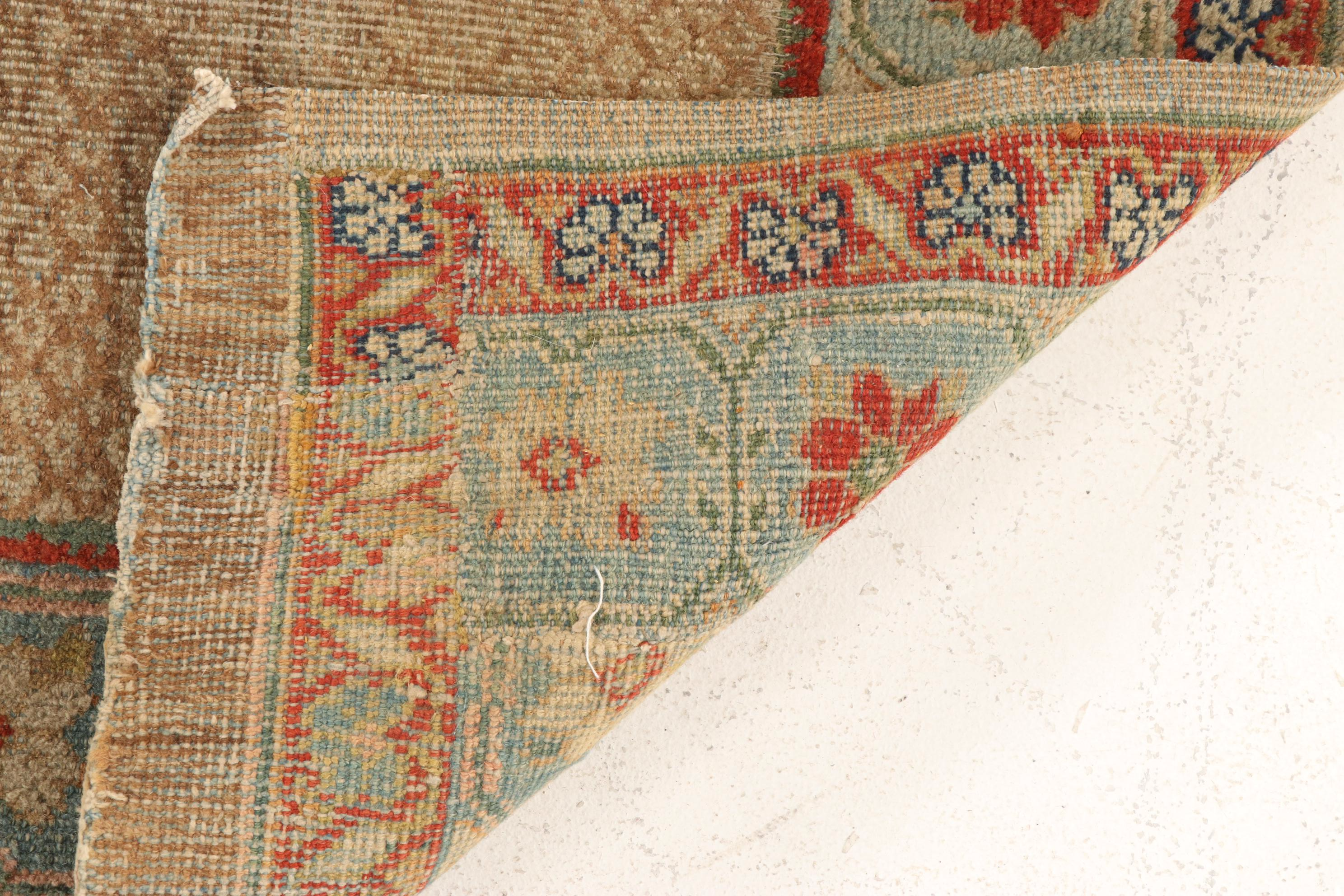 3'7 x 3'8 Hand-Knotted Northwest Persian Bakhshayesh Rug, 1910s