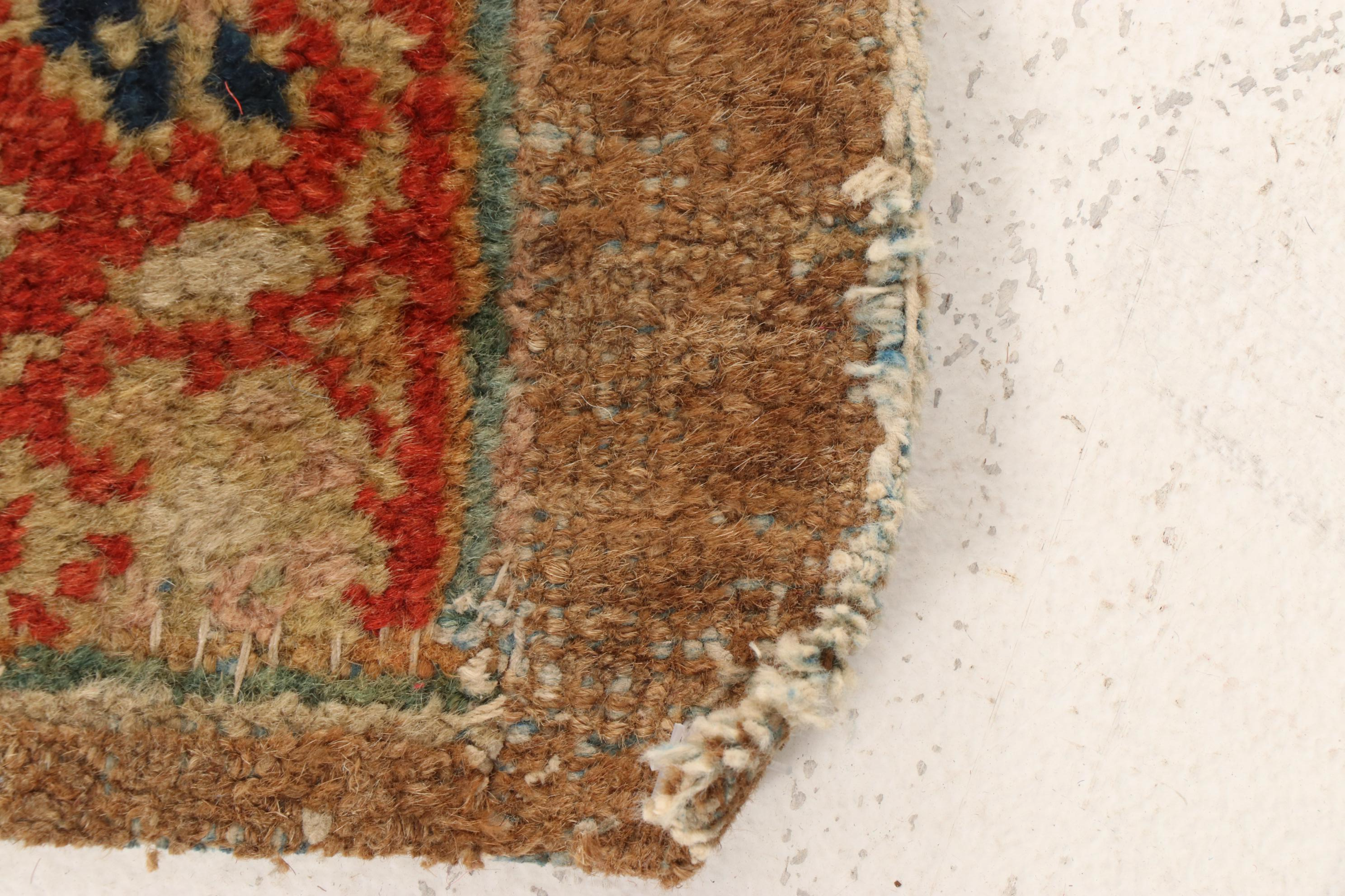 3'7 x 3'8 Hand-Knotted Northwest Persian Bakhshayesh Rug, 1910s