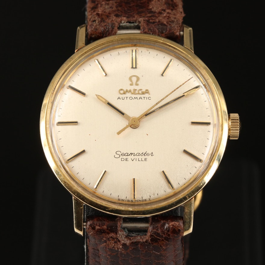 1966 Omega Seamster DeVille Two-Tone Automatic Wristwatch