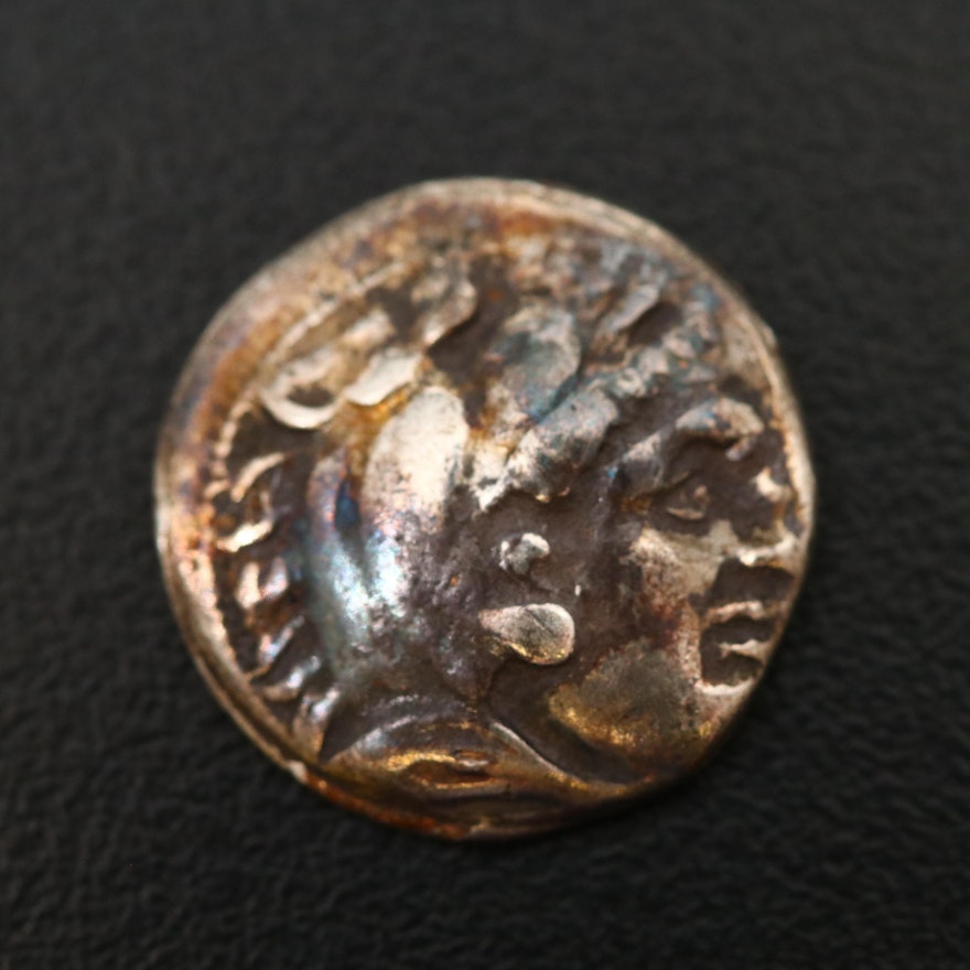 Ancient Macedonia AR Drachm Coin of Alexander the Great, ca. 336 BC