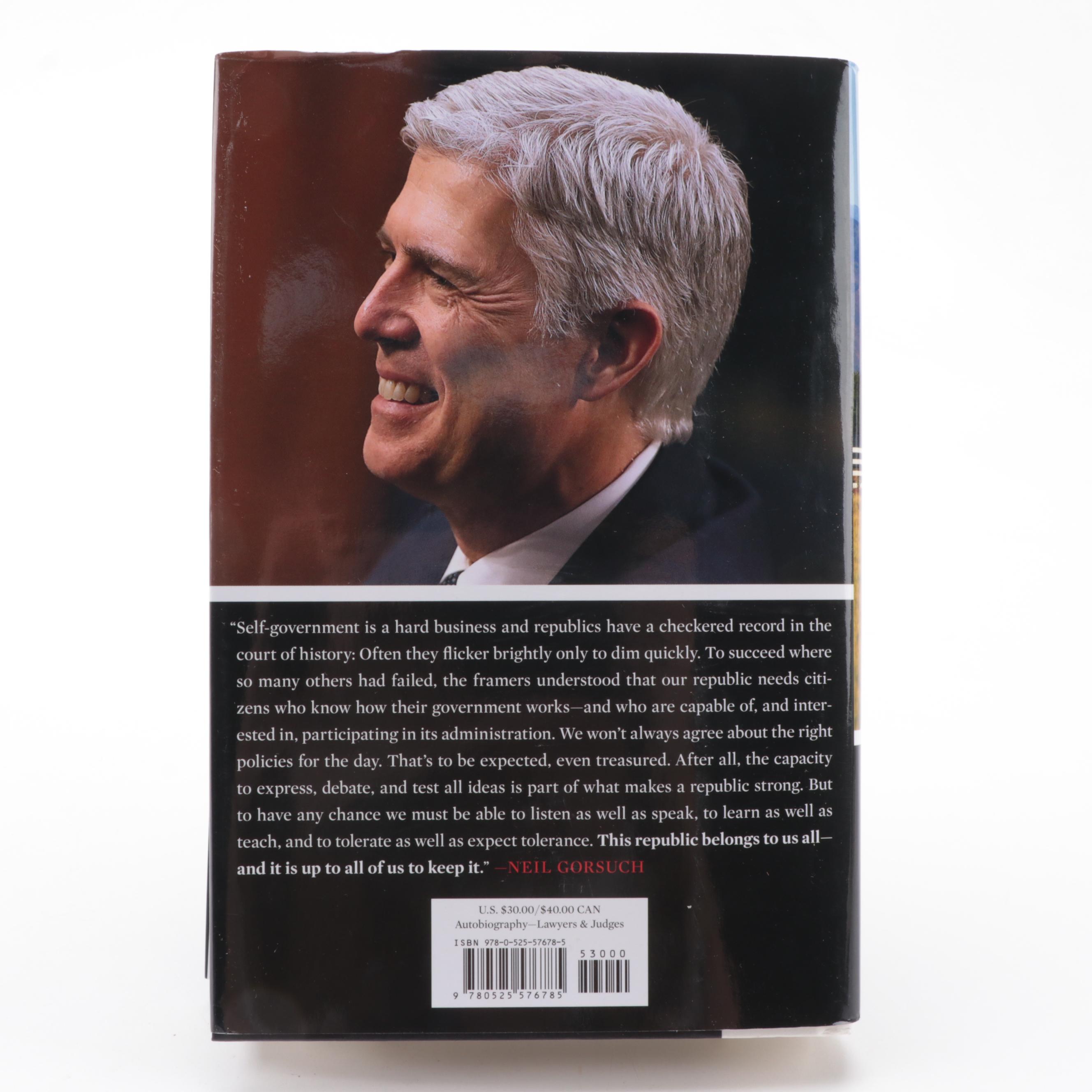 Signed First Editions "A Republic" and "What Color is a Conservative?"