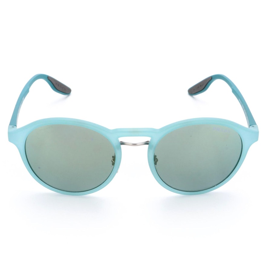 Prada Sport SPS01S Blue Round Sunglasses