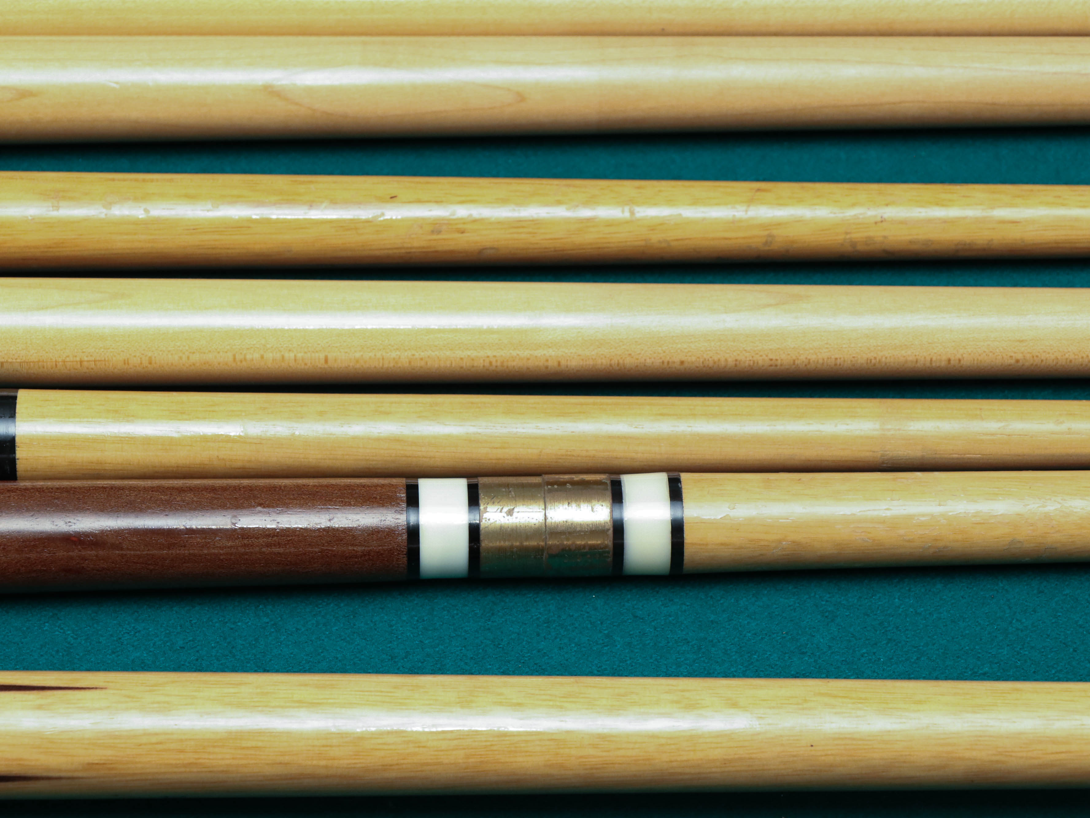 Brunswick "Orleans" Eight Foot Mahogany Billiard Table with Accessories