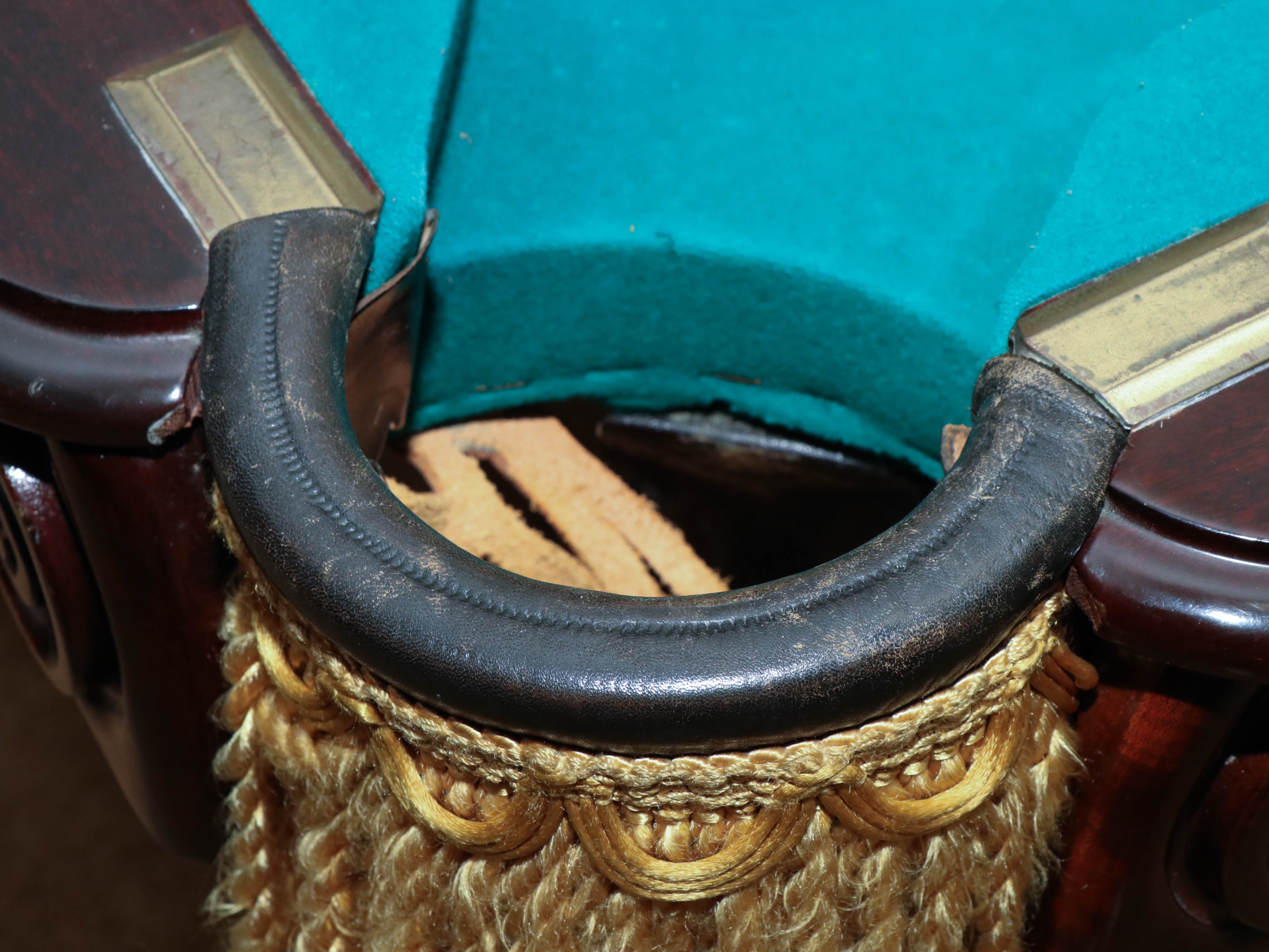 Brunswick "Orleans" Eight Foot Mahogany Billiard Table with Accessories