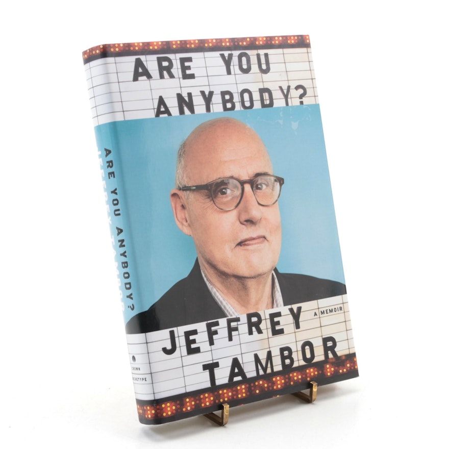 Signed First Edition "Are you Anybody" by Jeffrey Tambor, 2017