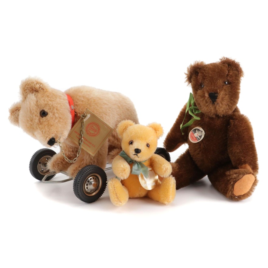 Hermann Teddy Bears and Mutzli Teddy Bear, Mid-20th Century