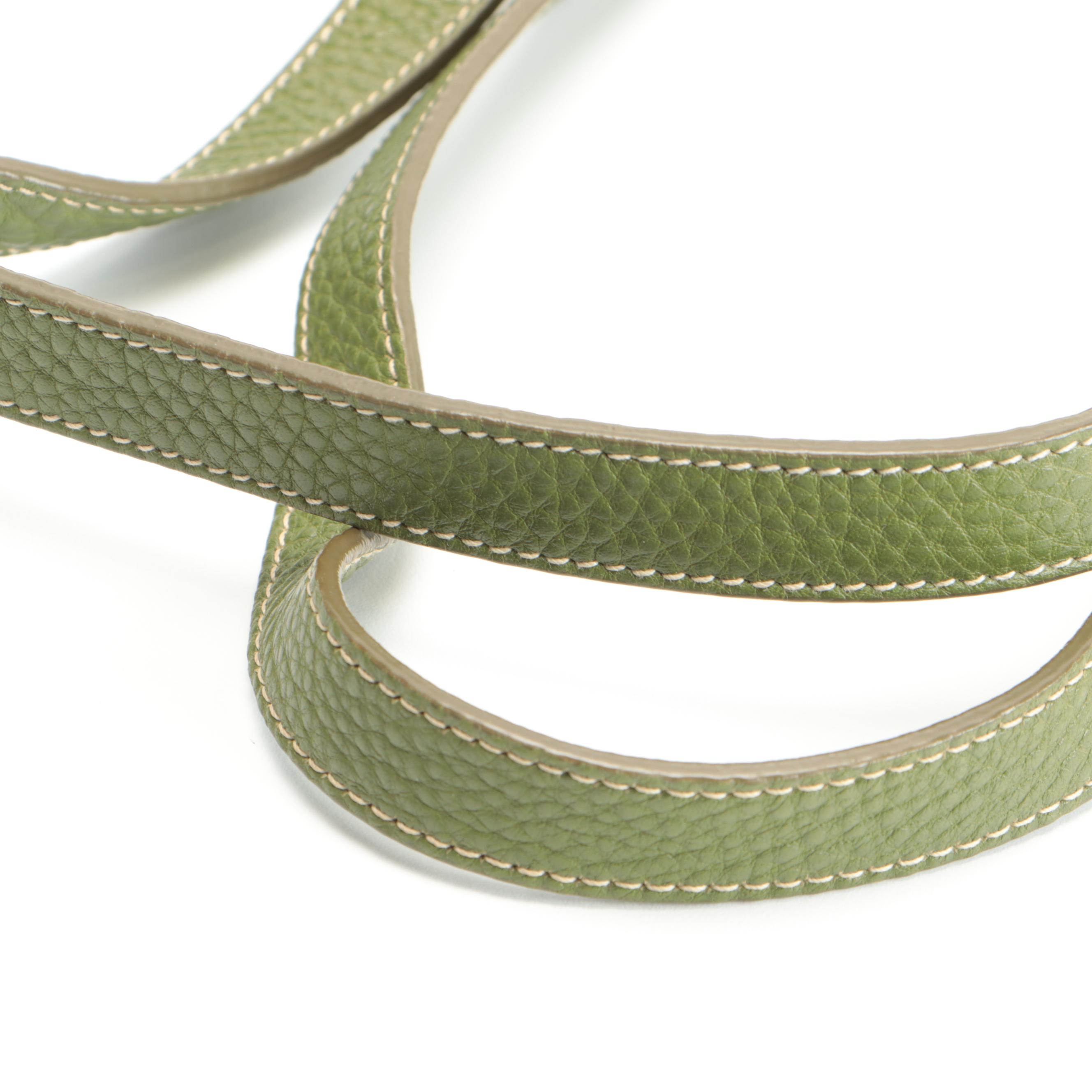 Prada Tessuto Nylon Tote in Avocado Green with Daino Leather Trim