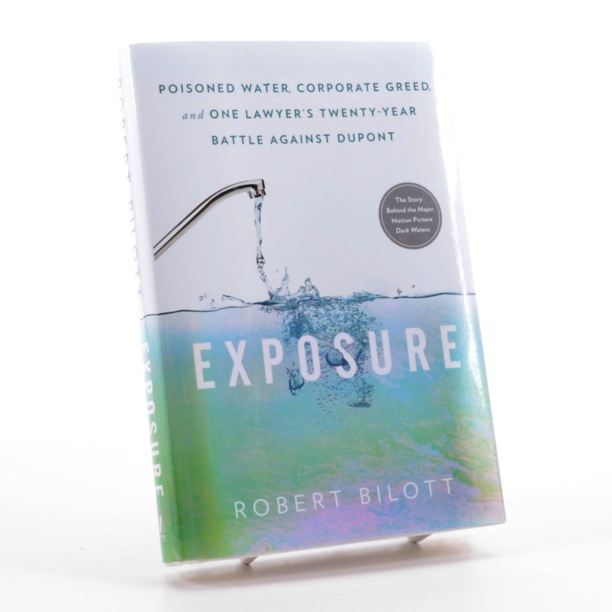 Signed First Edition "Exposure" by Robert Bilott, 2019