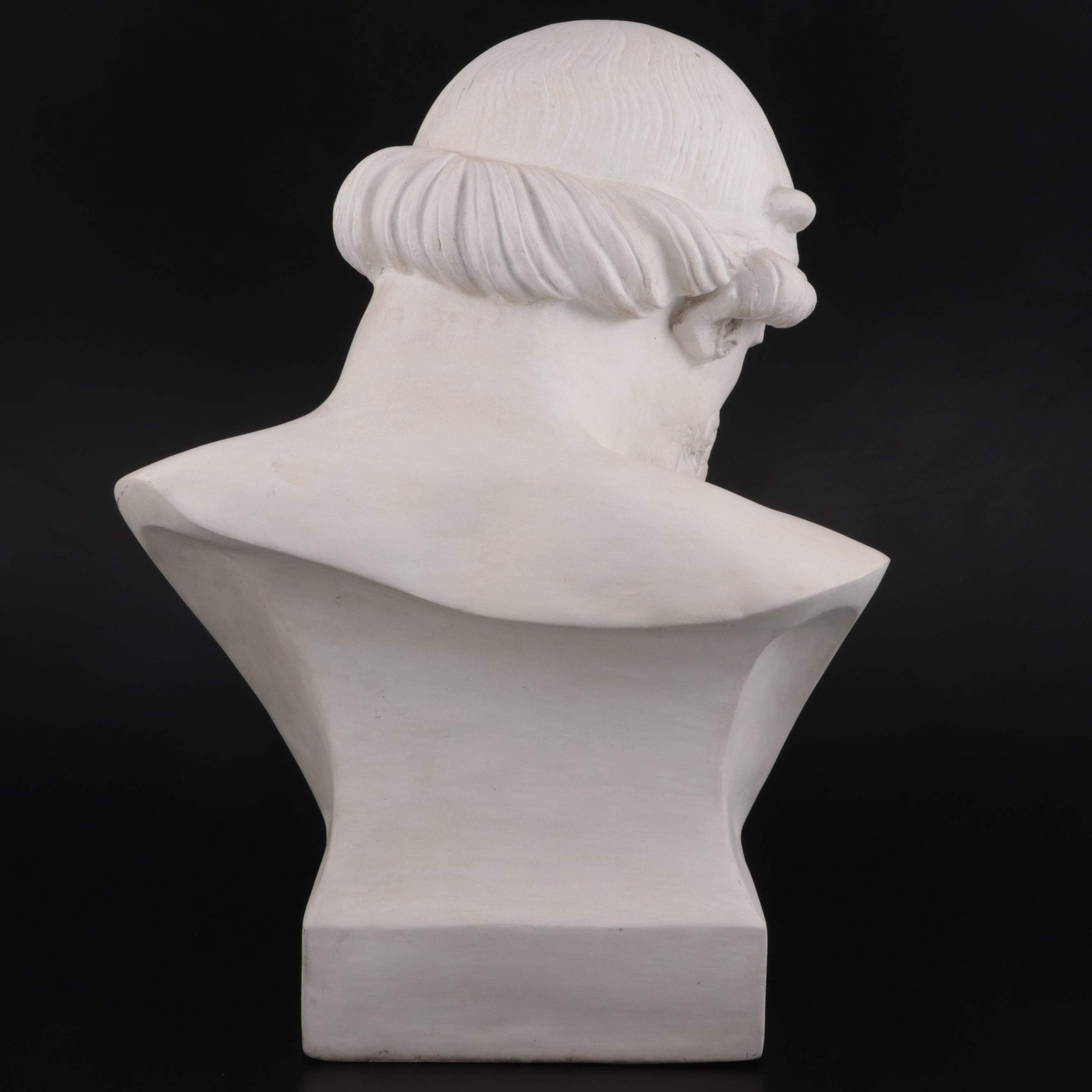 Plaster Bust of Plato After Bronze from the Villa dei Papyri, Herculaneum