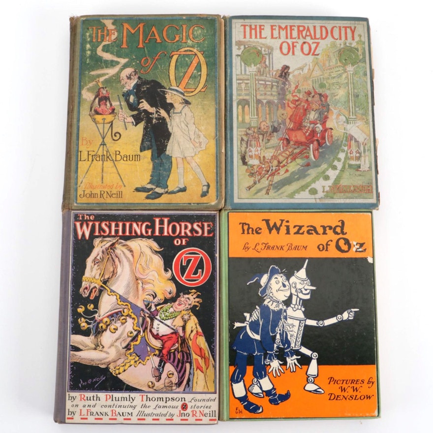 "The Wizard of Oz" by L. Frank Baum, and More Oz Story Books, Early 20th Century