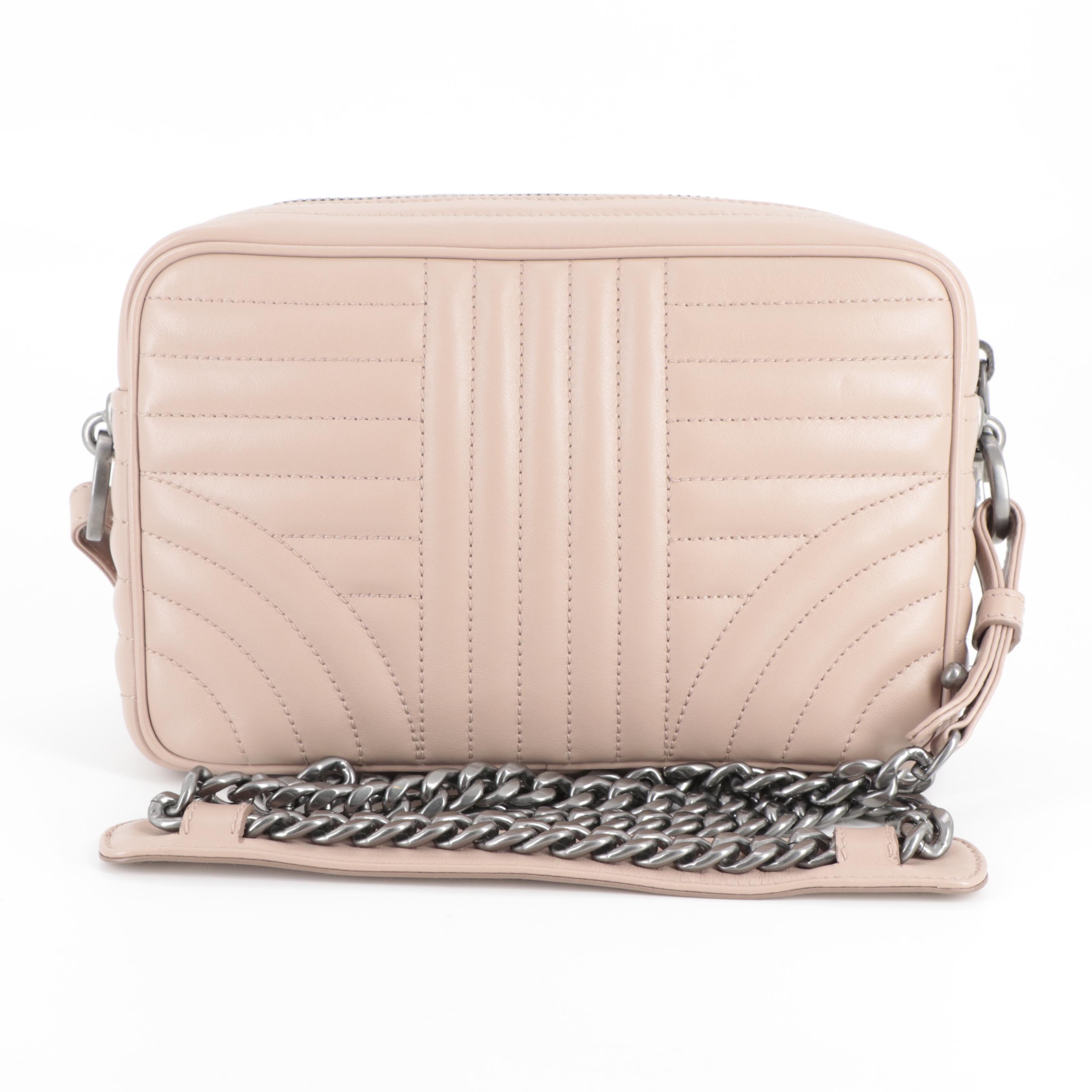 Prada Embellished Blush Leather Shoulder Bag
