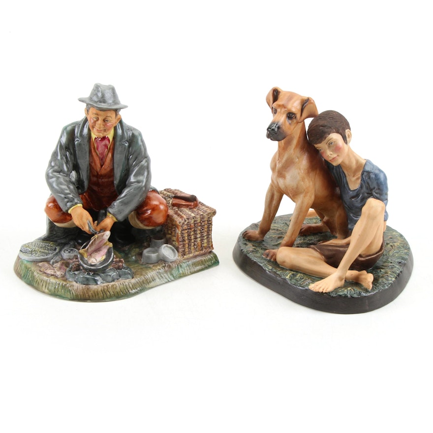 Royal Doulton "Bon Appetit" and "Buddies" Figurines