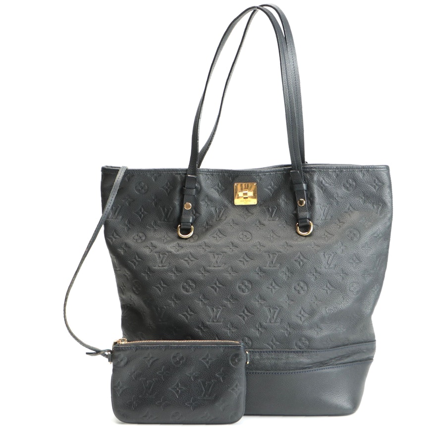 Louis Vuitton Citadine Shoulder Bag and Pochette in Monogram Empreinte Leather