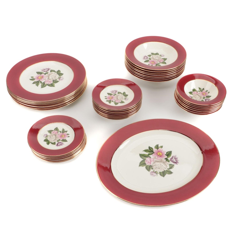 Homer Laughlin "Margaret Rose" Ceramic Dinnerware