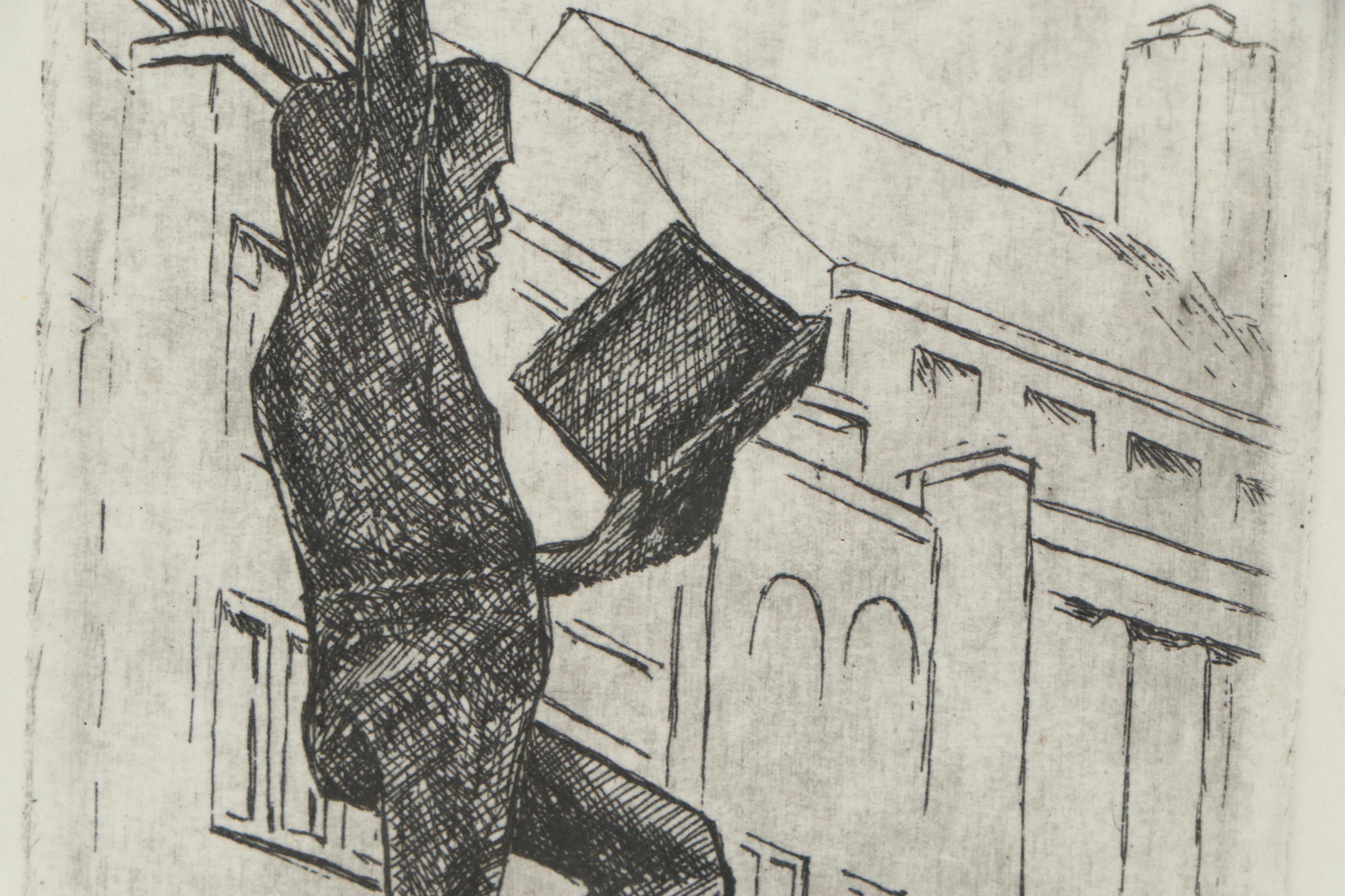 Simone Decré Figurative Etching