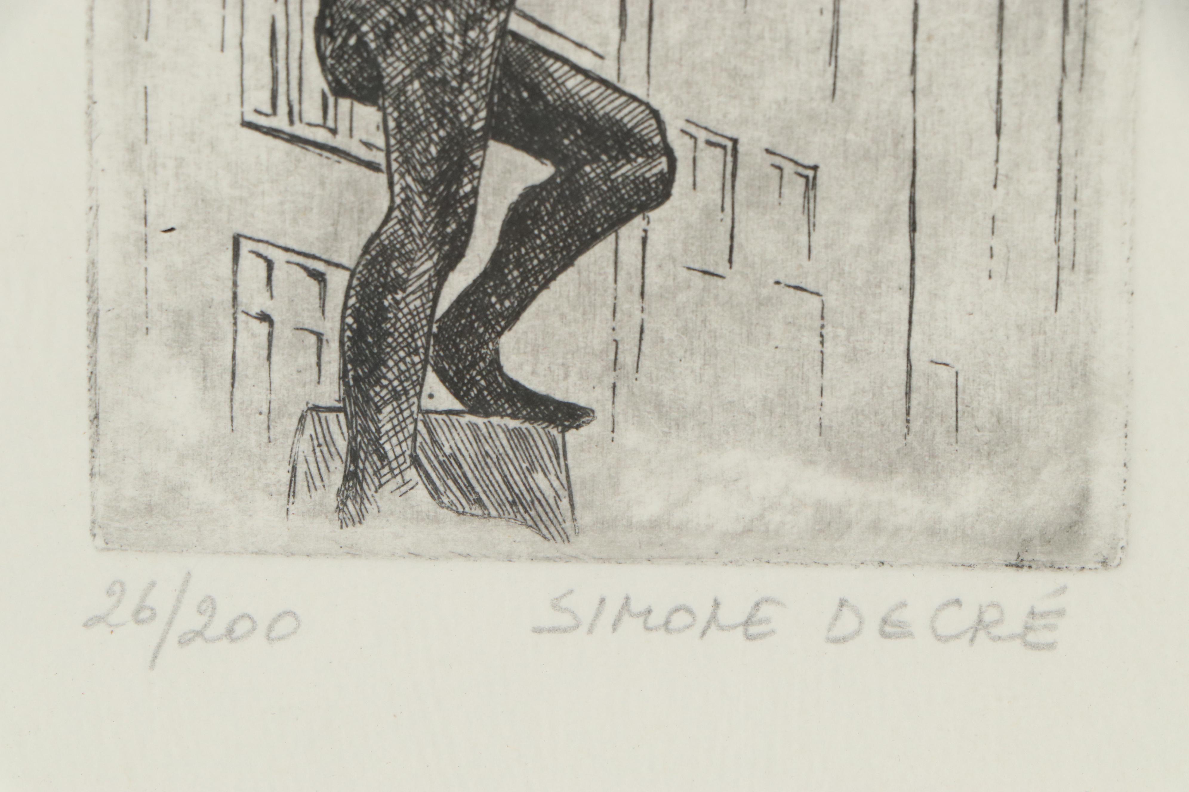 Simone Decré Figurative Etching