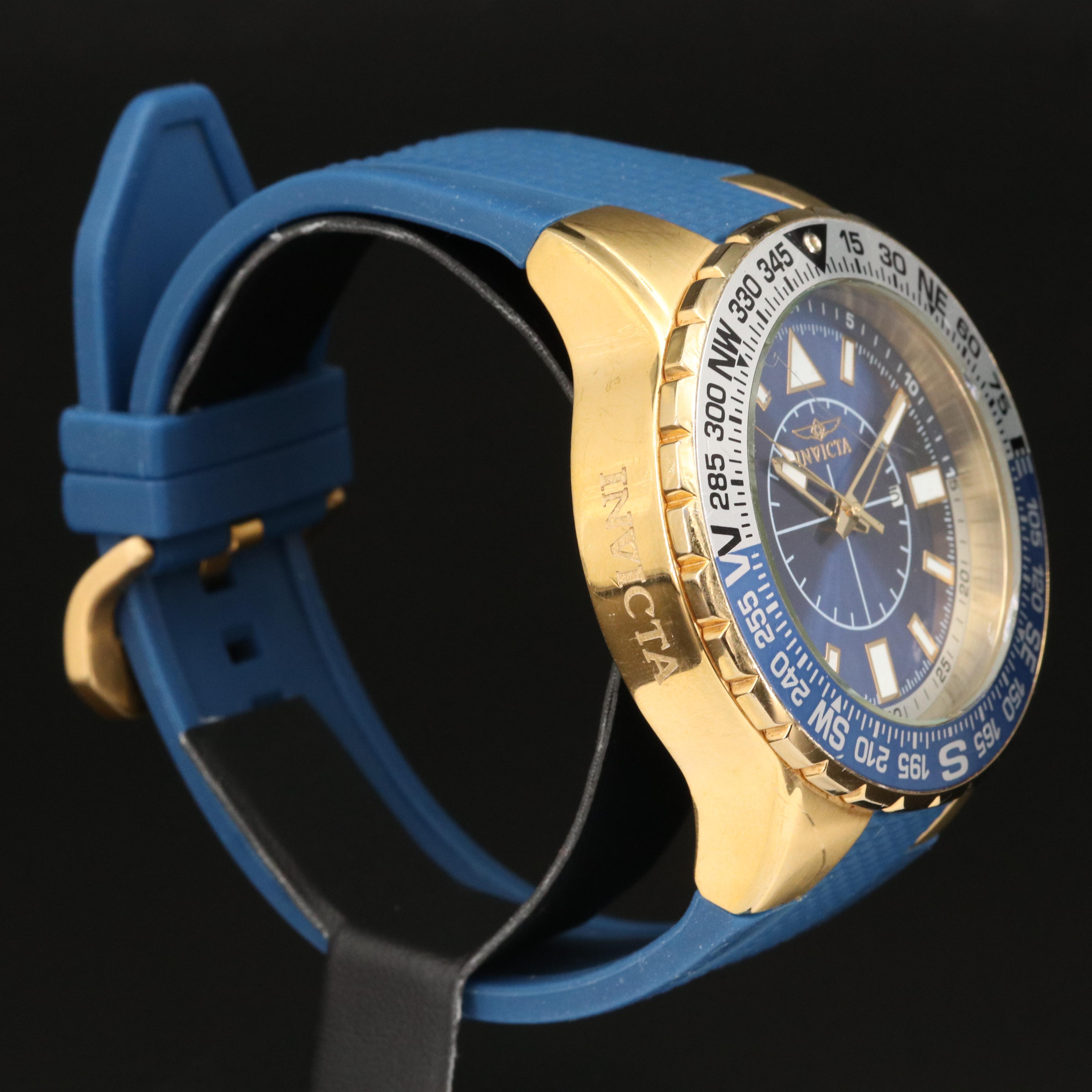 Invicta Aviator Zager Stainless Steel Quartz Watch