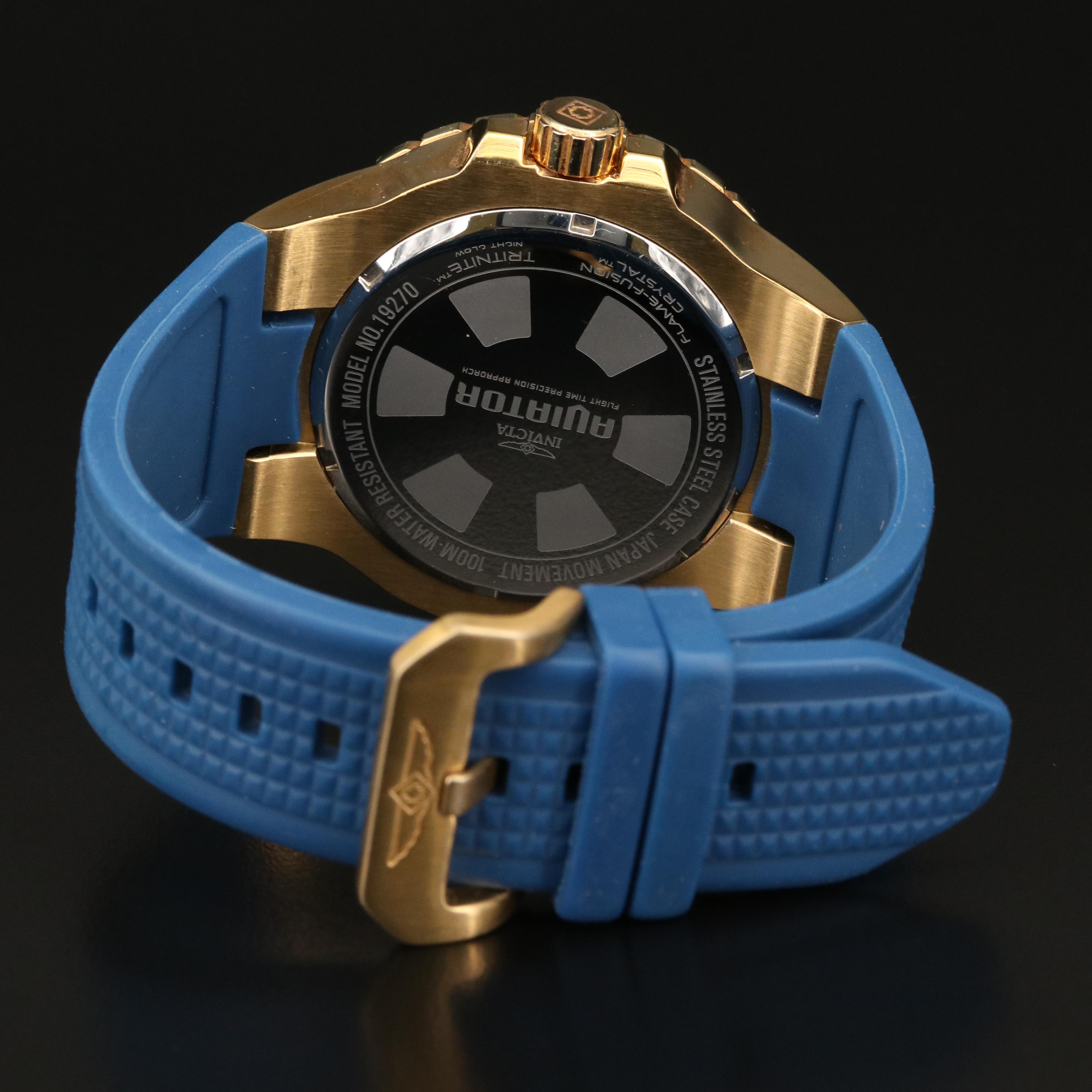 Invicta Aviator Zager Stainless Steel Quartz Watch