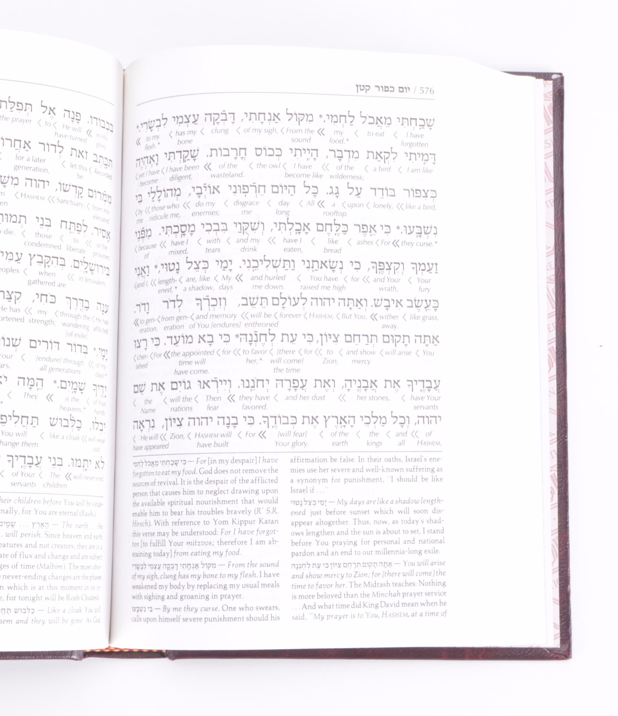 Religious Books Including "Complete Artscroll Siddur" and "Ha-Suddur Ha-Shalem"