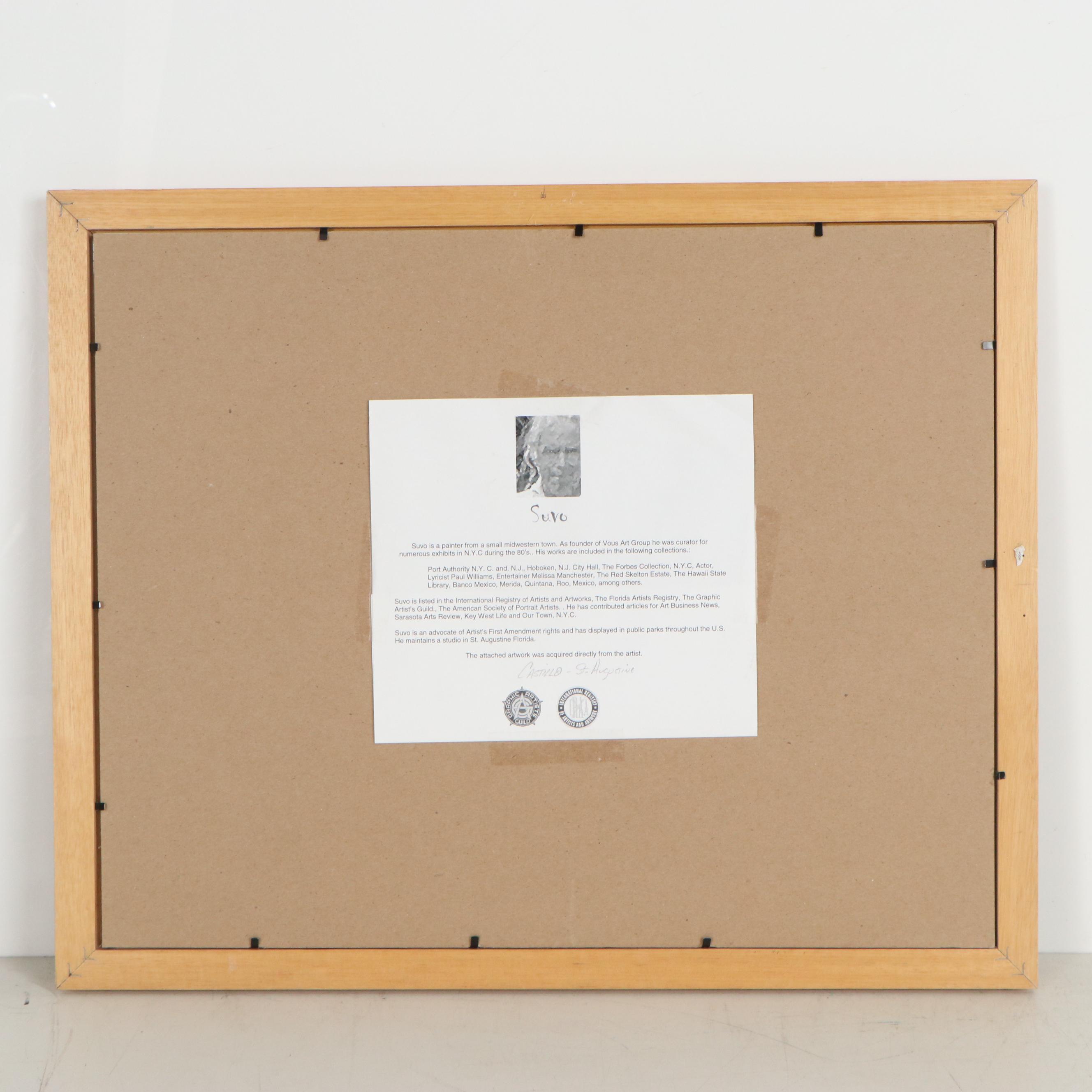 Suvo Offset Lithograph "Castillo"