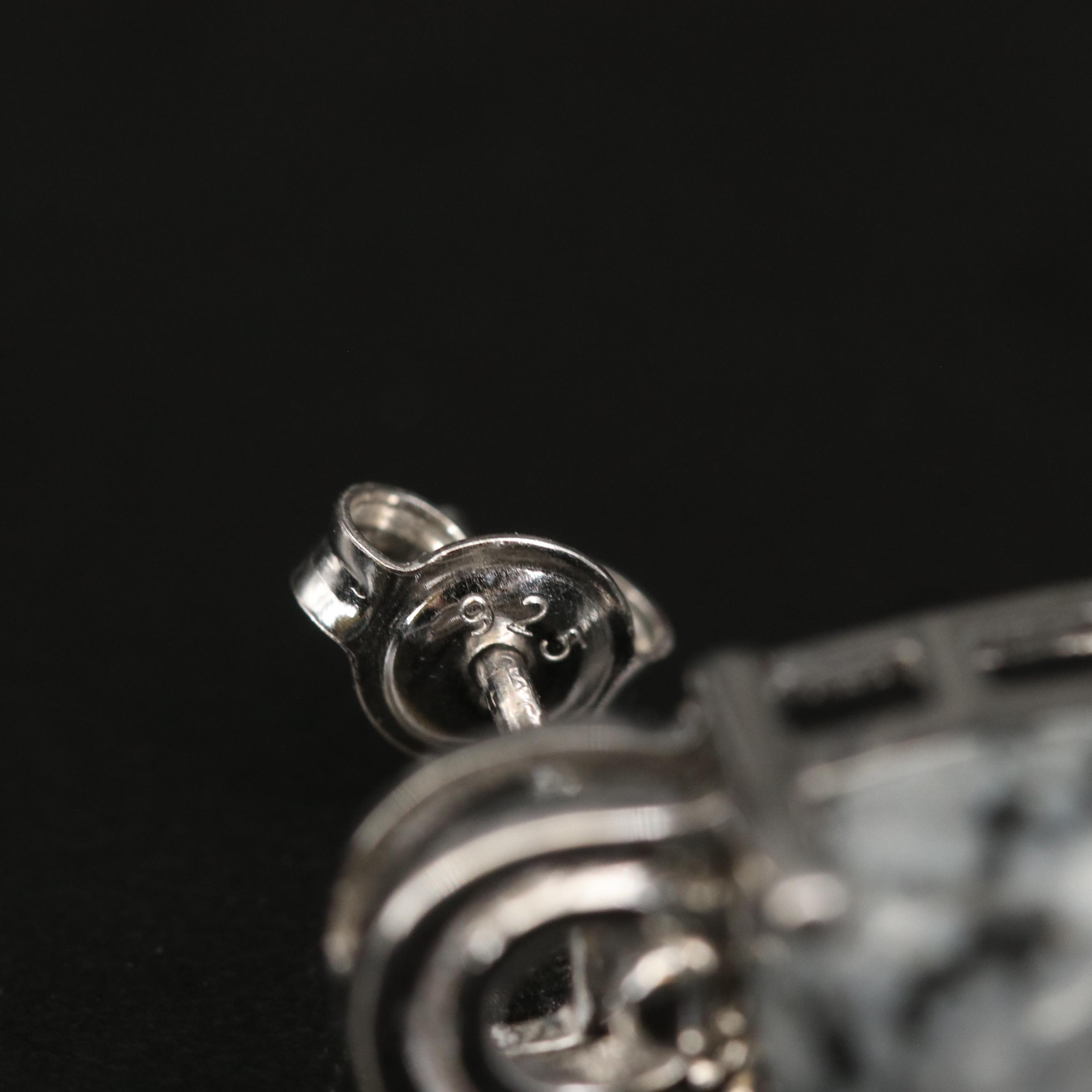 Sterling Drop and Stud Earrings with Tiger's Eye and Snowflake Obsidian