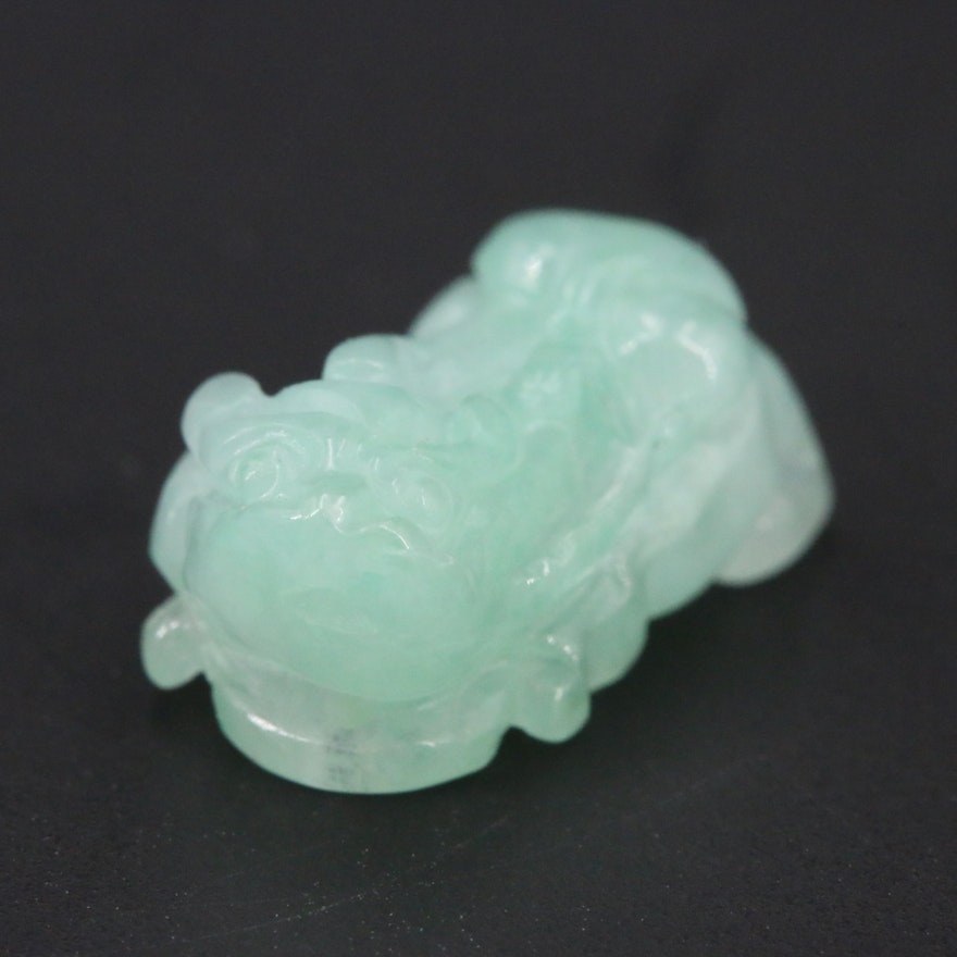 Carved Jadeite Figure Charm