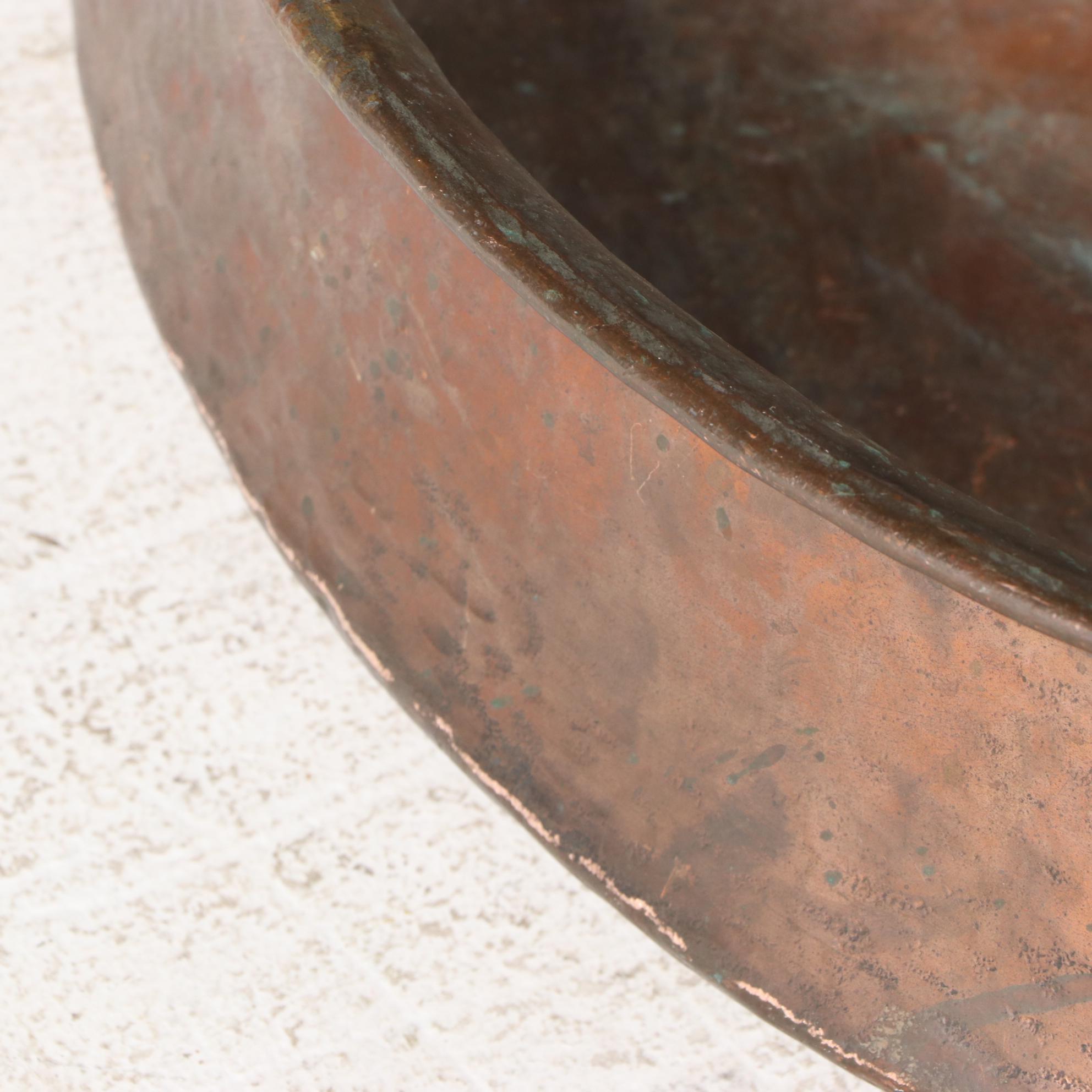 Hammered Copper Handi Bowl
