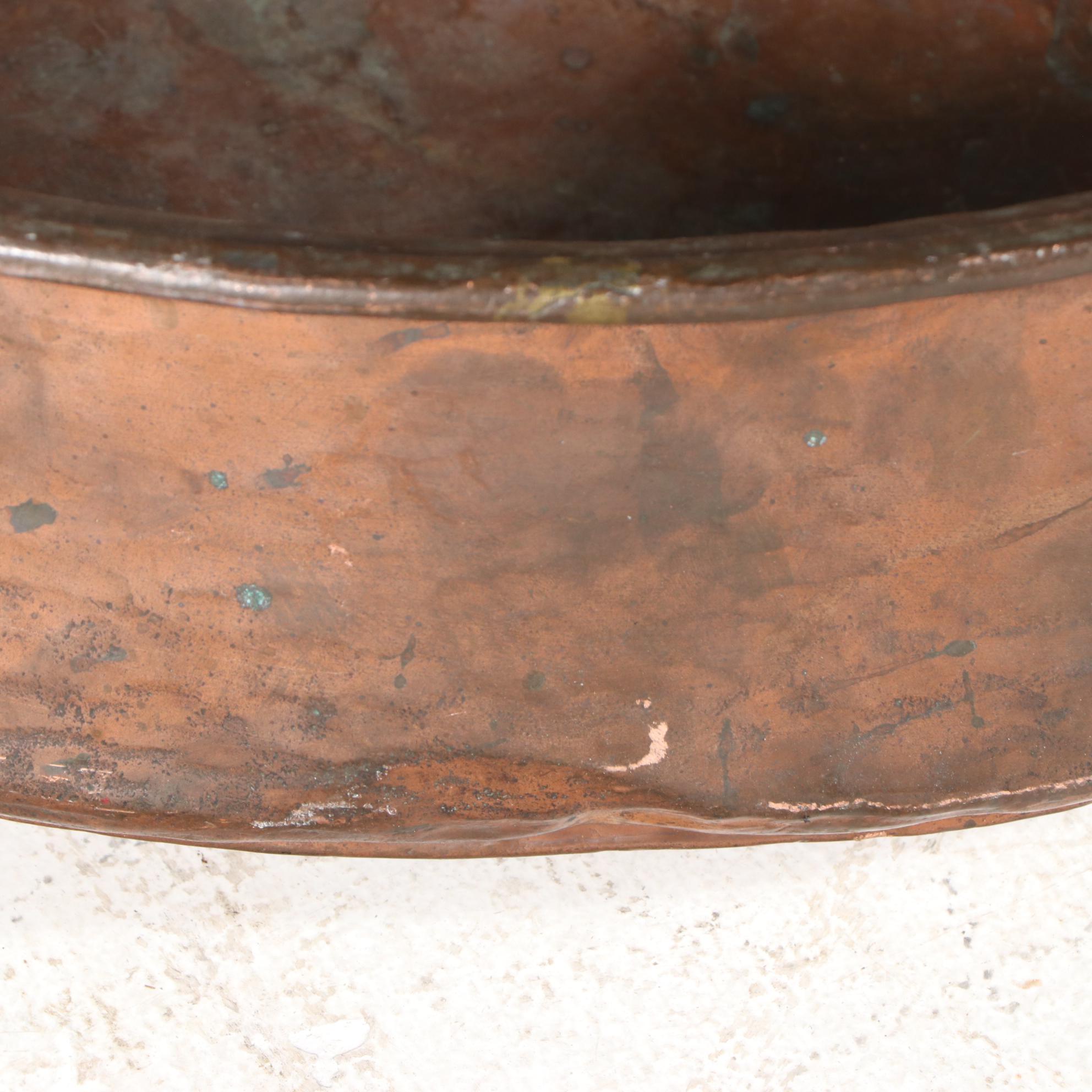 Hammered Copper Handi Bowl