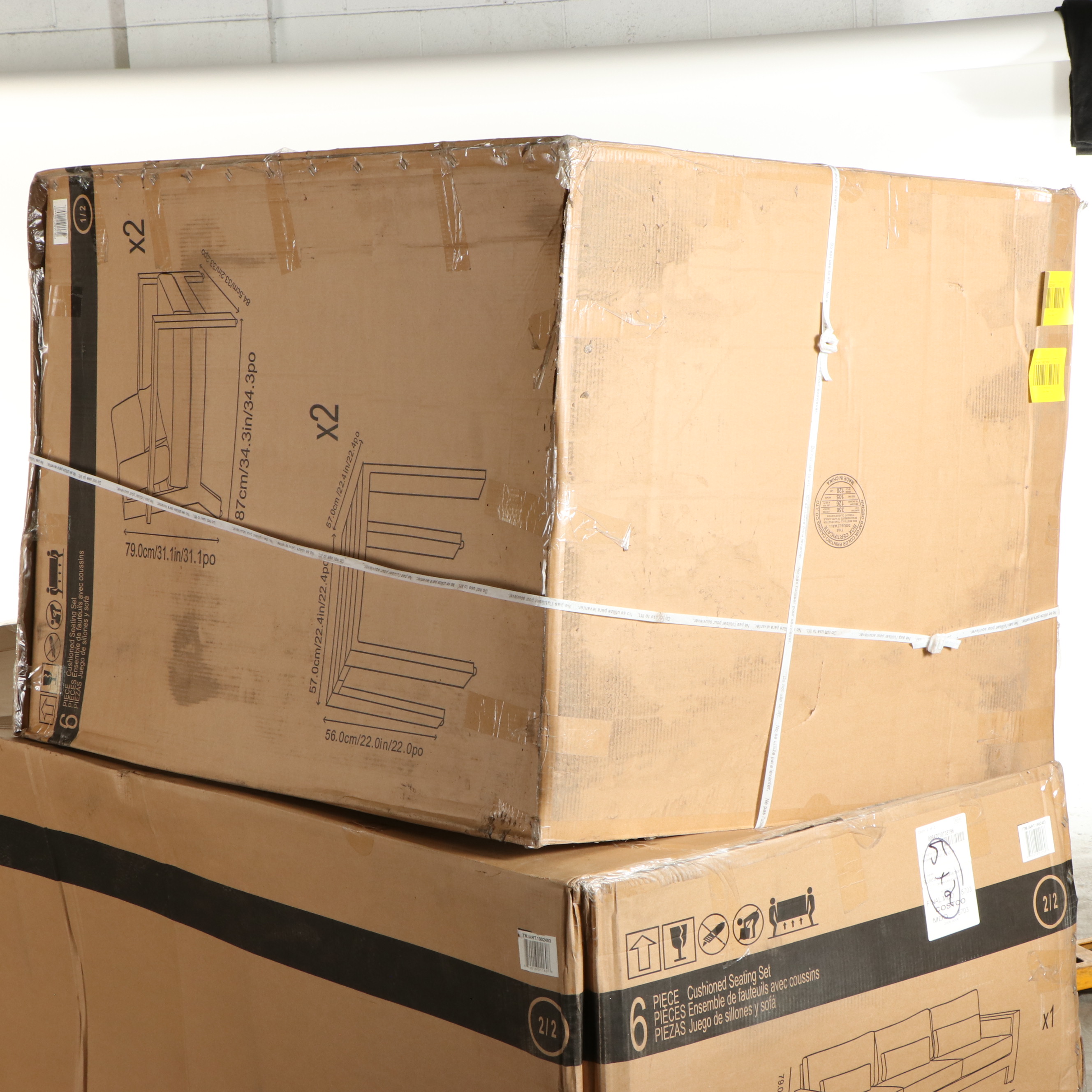 ATLeisure "Brookview" Six Piece Deep Seating Patio Set