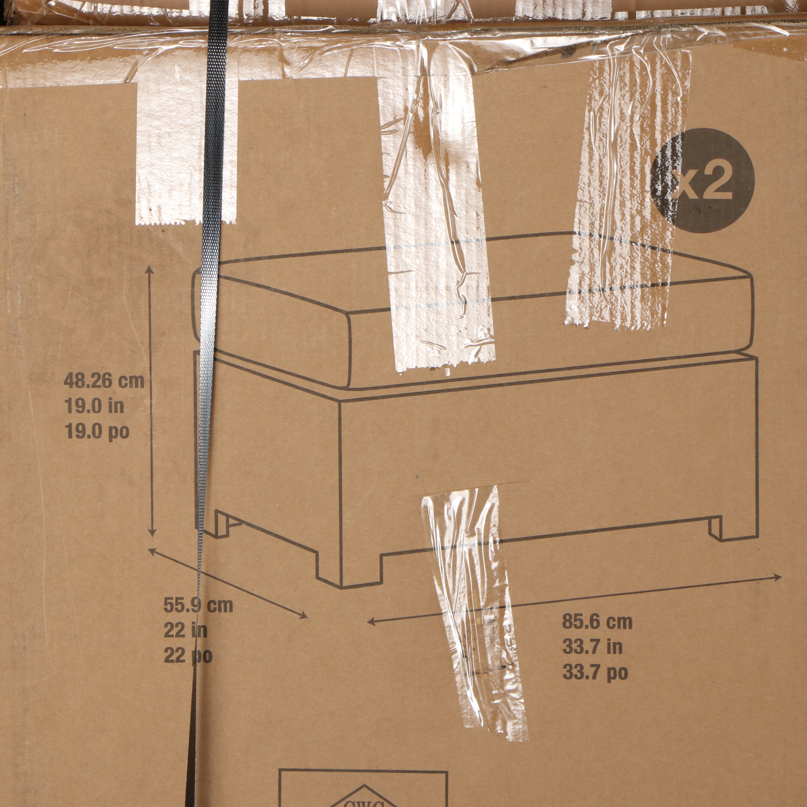 Abbyson Living "Belmont" Seven Piece Patio Seating Set